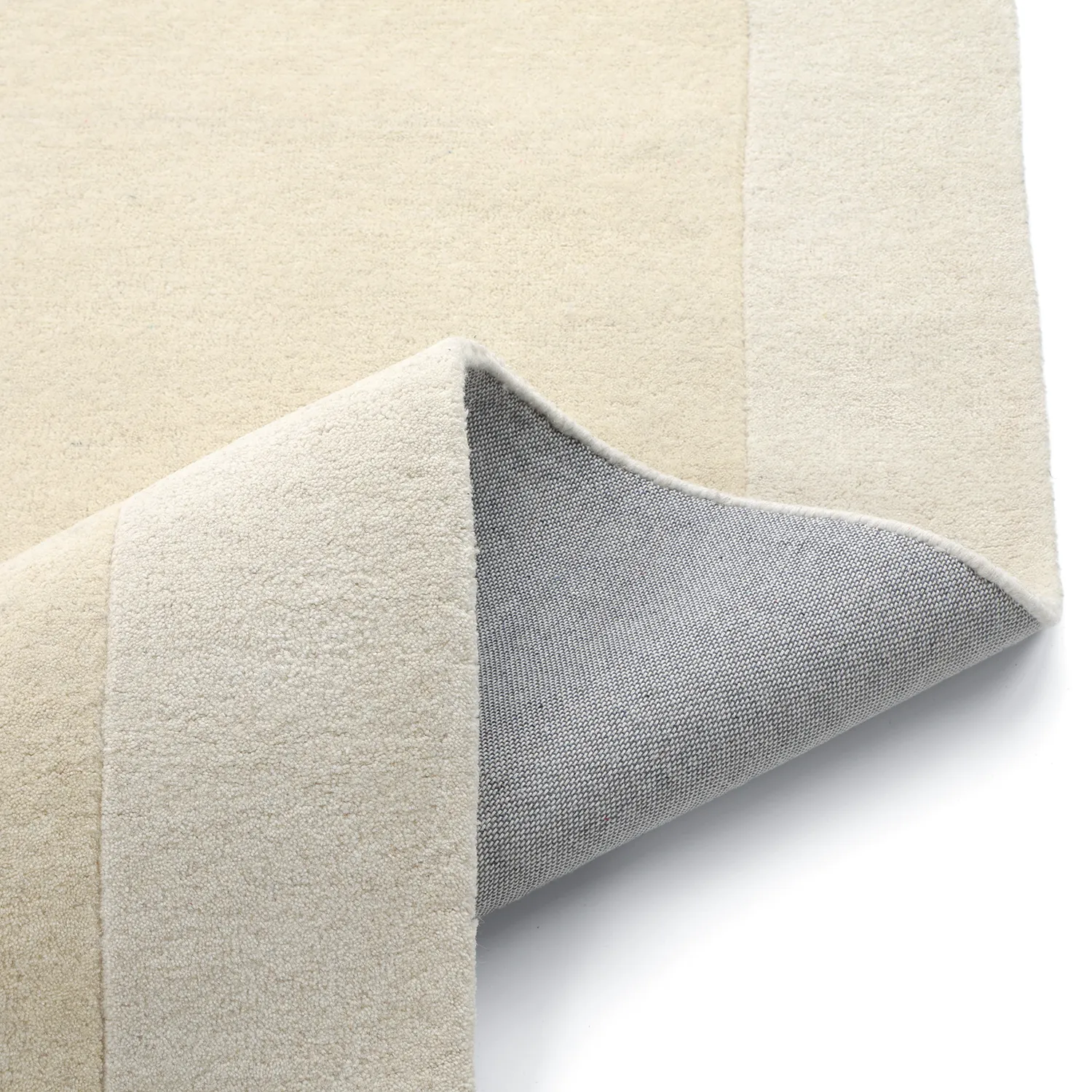 Wollteppich - Puri Hand Tufted Wool Premium (cremefarben/weiß)