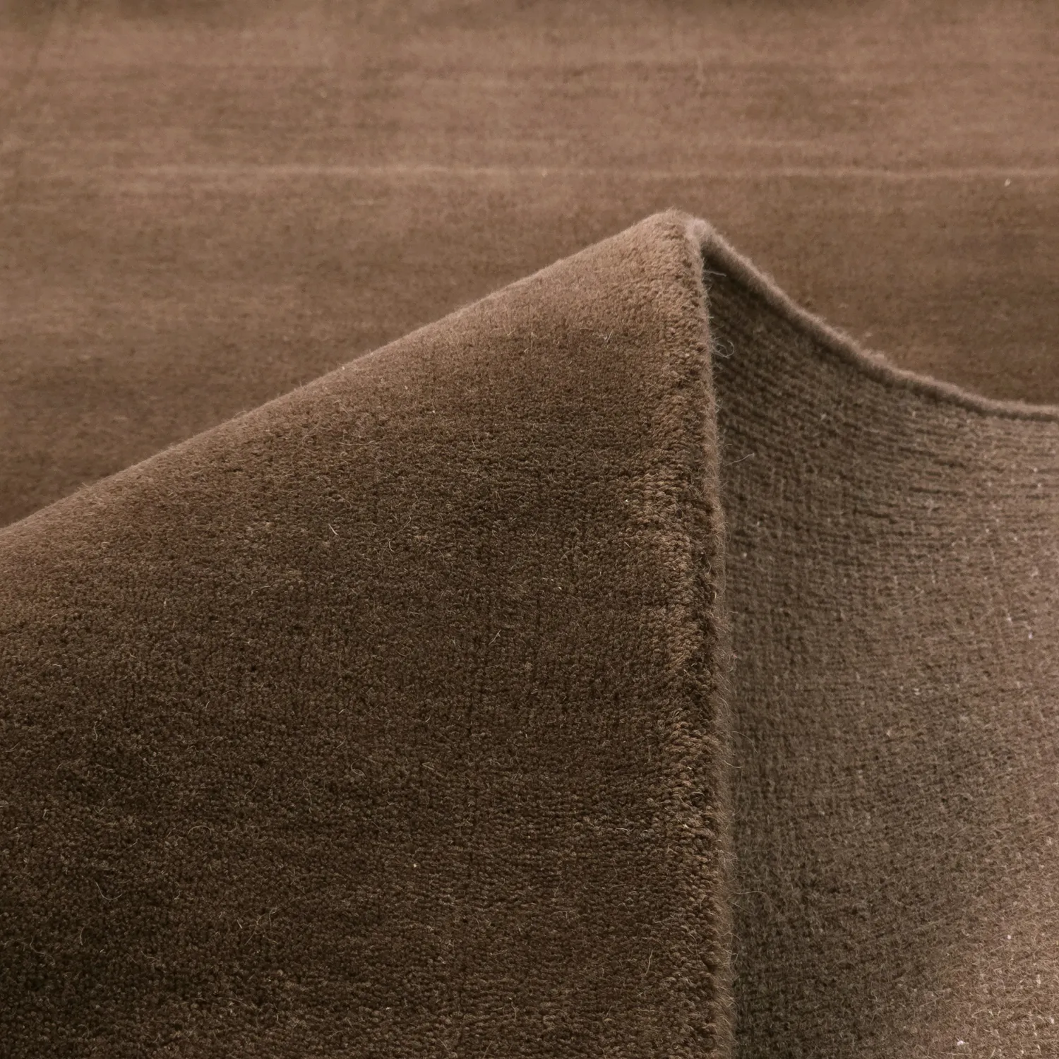 Wollteppich - Rozel Handloom Wool Premium (braun)