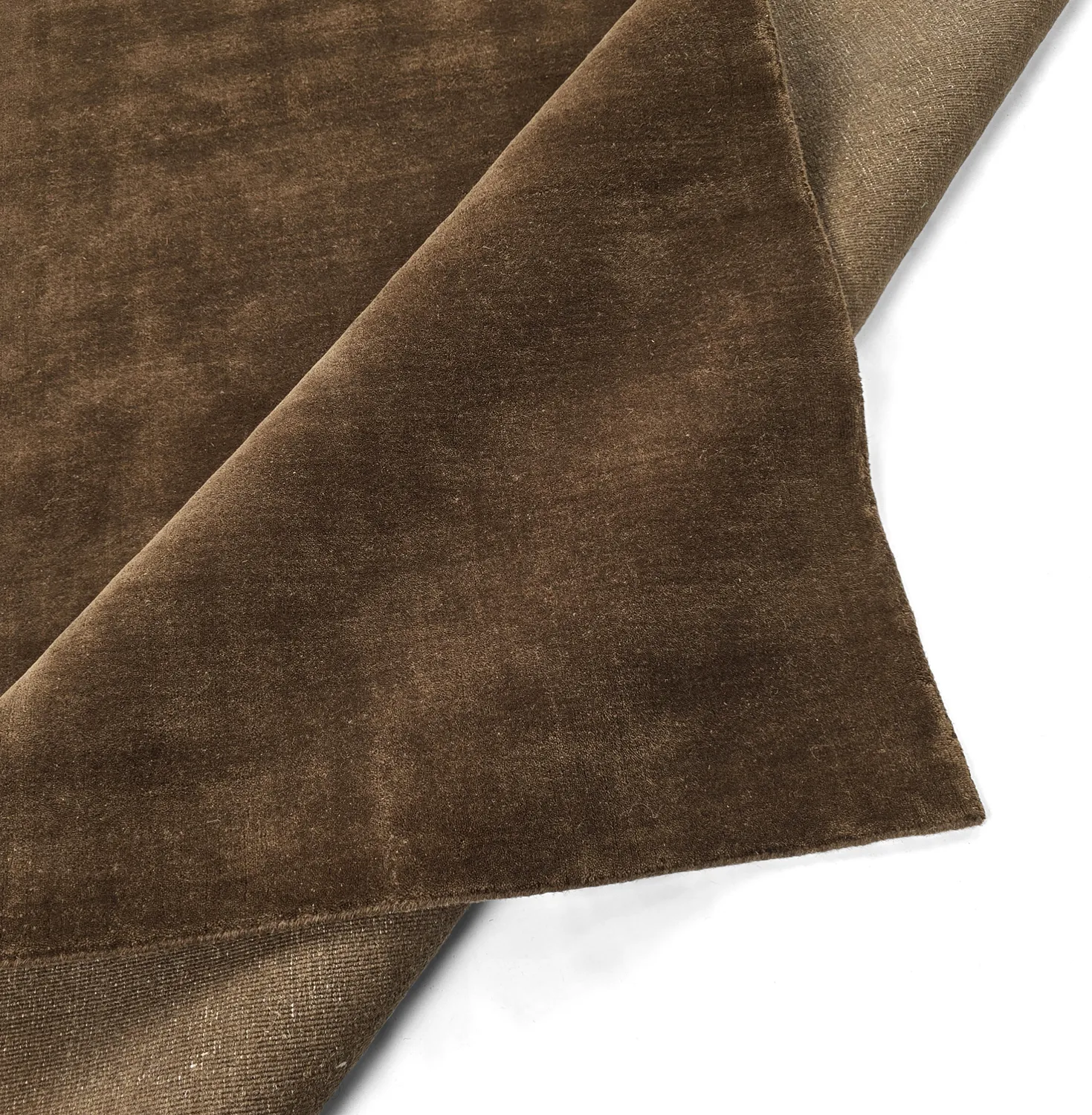 Wollteppich - Rozel Handloom Wool Premium (braun)