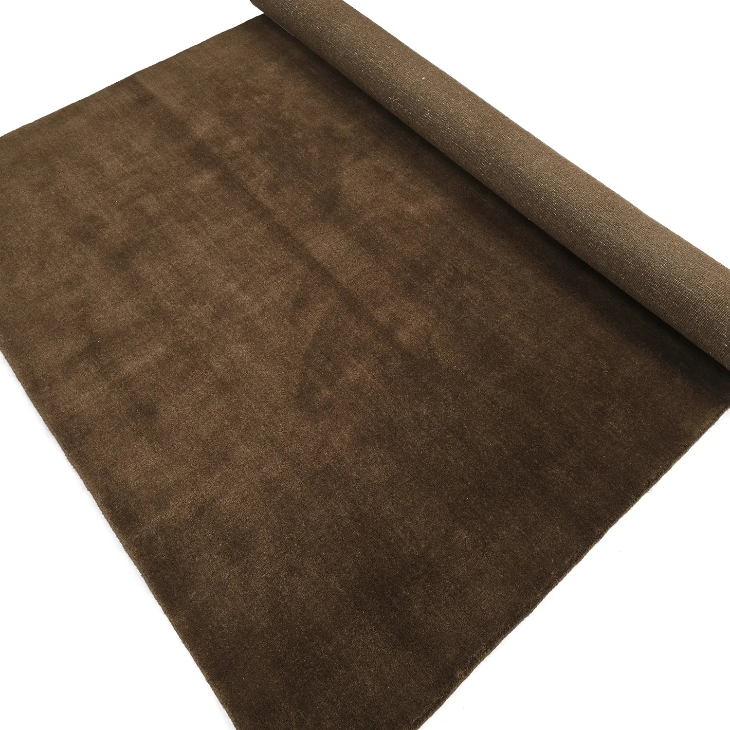 Wollteppich - Rozel Handloom Wool Premium (braun)