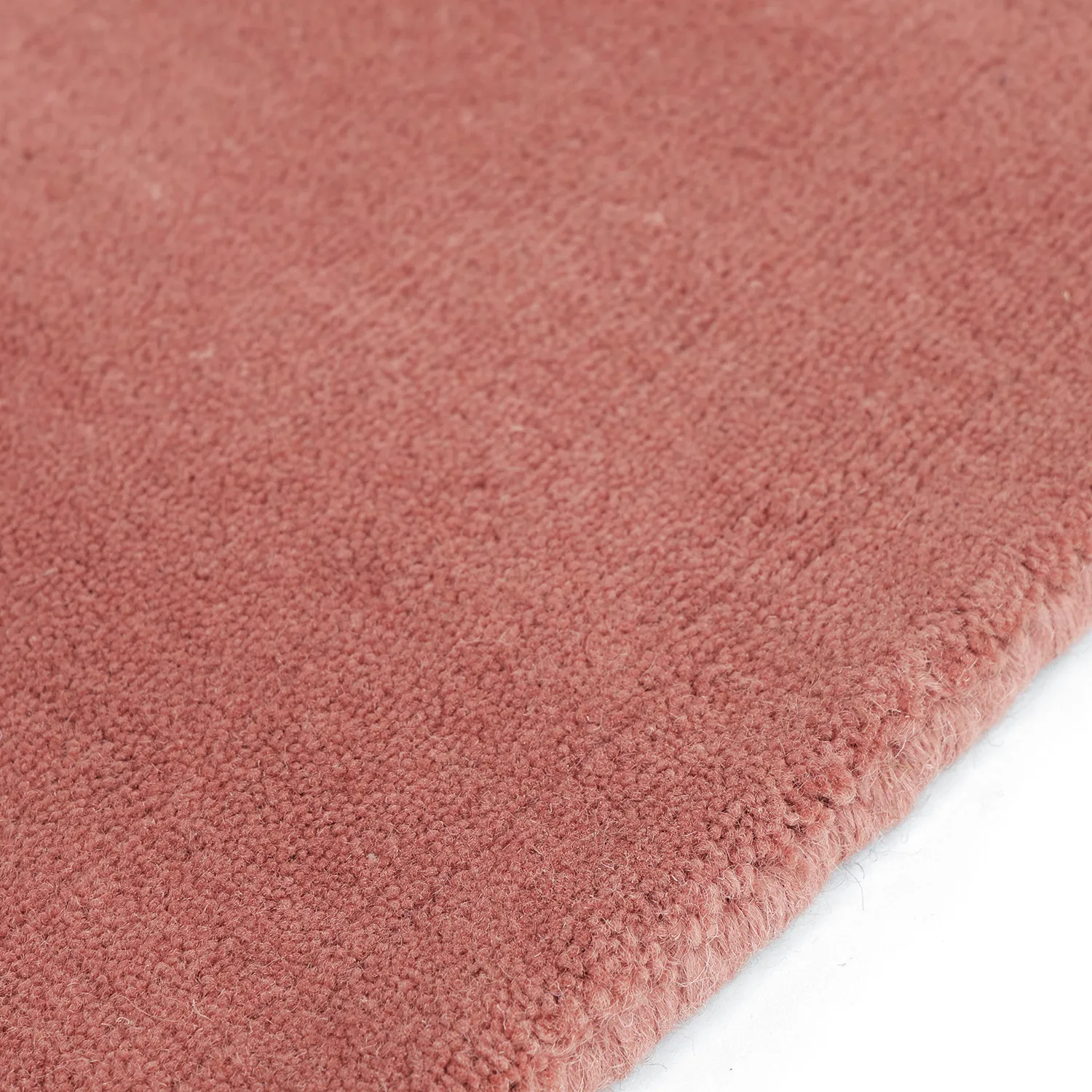 Wollteppich - Rozel Handloom Wool Premium (staubrot)