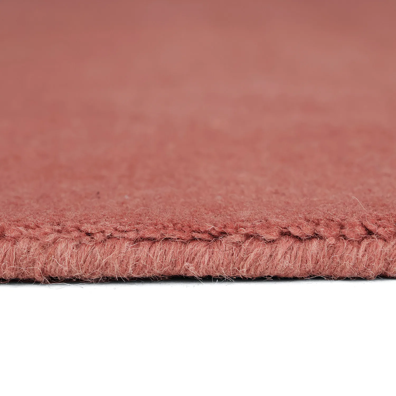 Wollteppich - Rozel Handloom Wool Premium (staubrot)