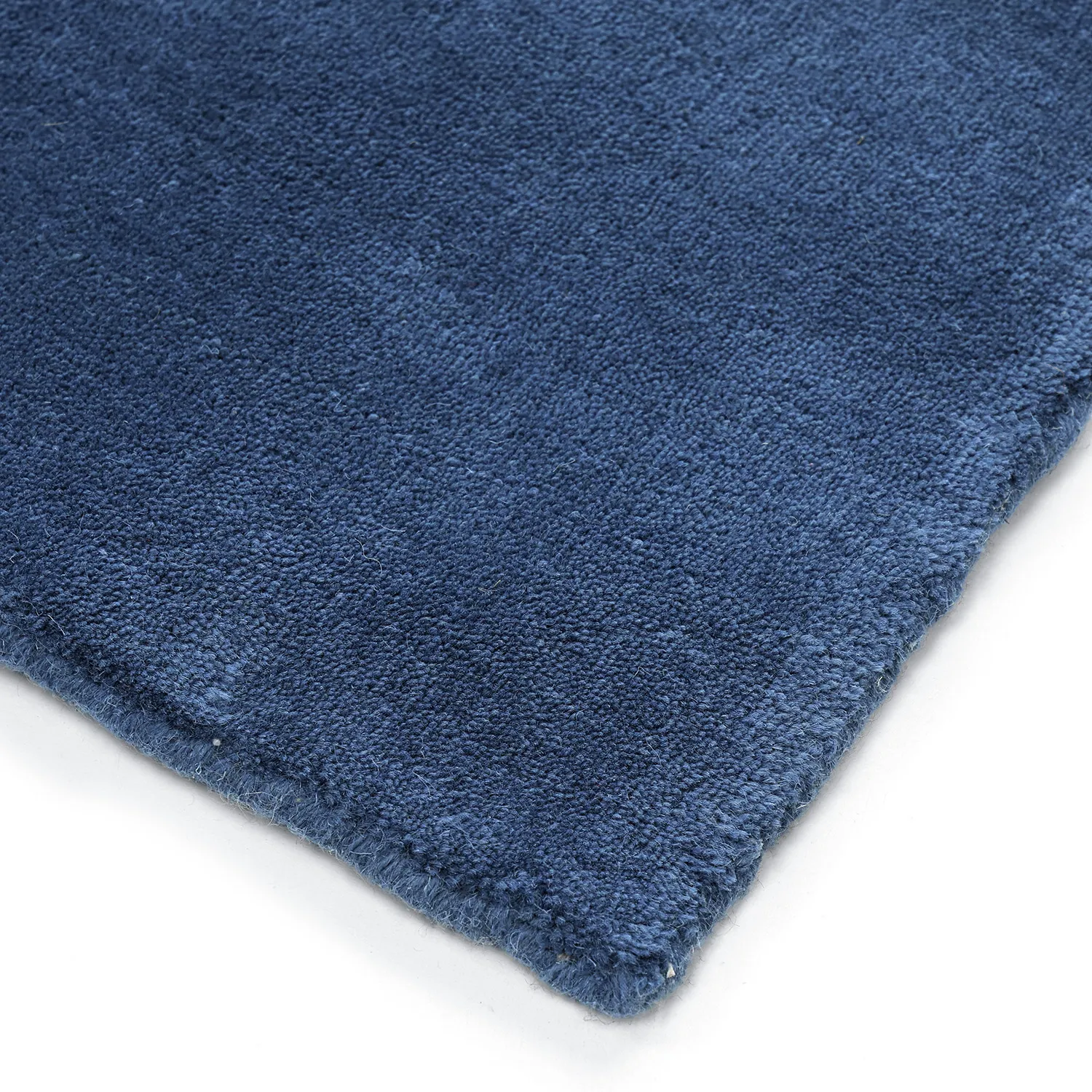 Wollteppich - Rozel Handloom Wool Premium (marineblau)