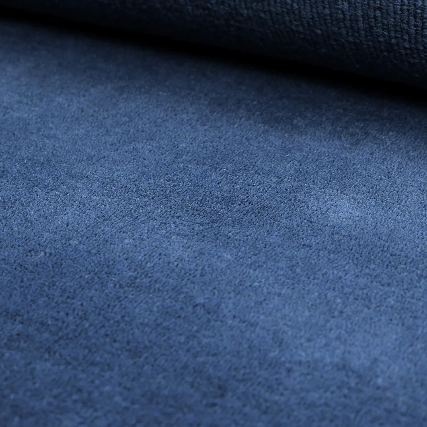 Wollteppich - Rozel Handloom Wool Premium (marineblau)