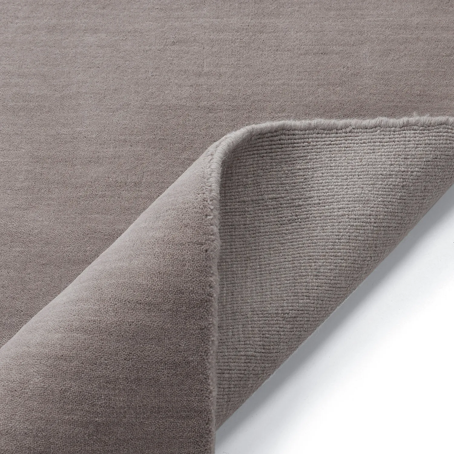 Wollteppich - Rozel Handloom Wool Premium (helltaupe)