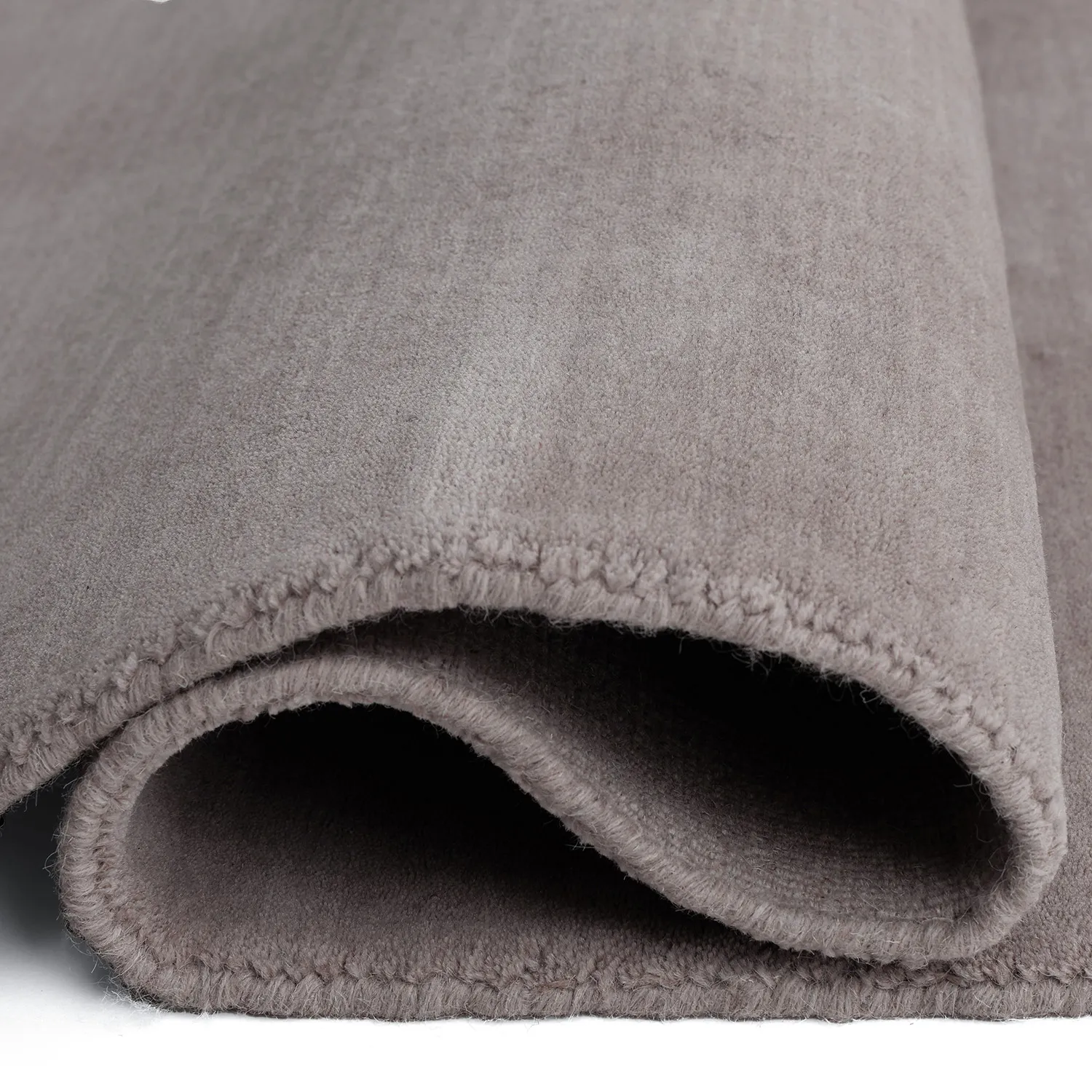 Wollteppich - Rozel Handloom Wool Premium (helltaupe)