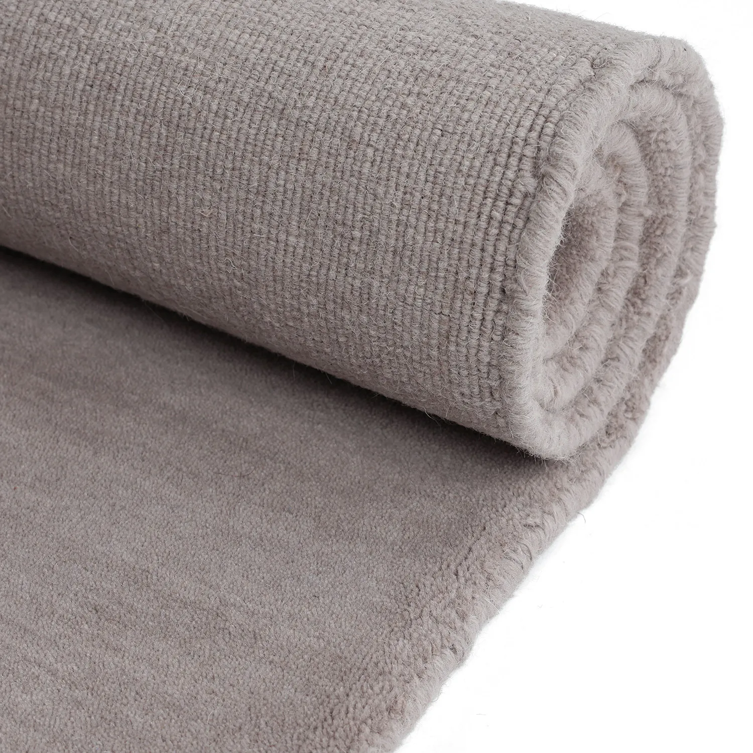 Wollteppich - Rozel Handloom Wool Premium (helltaupe)