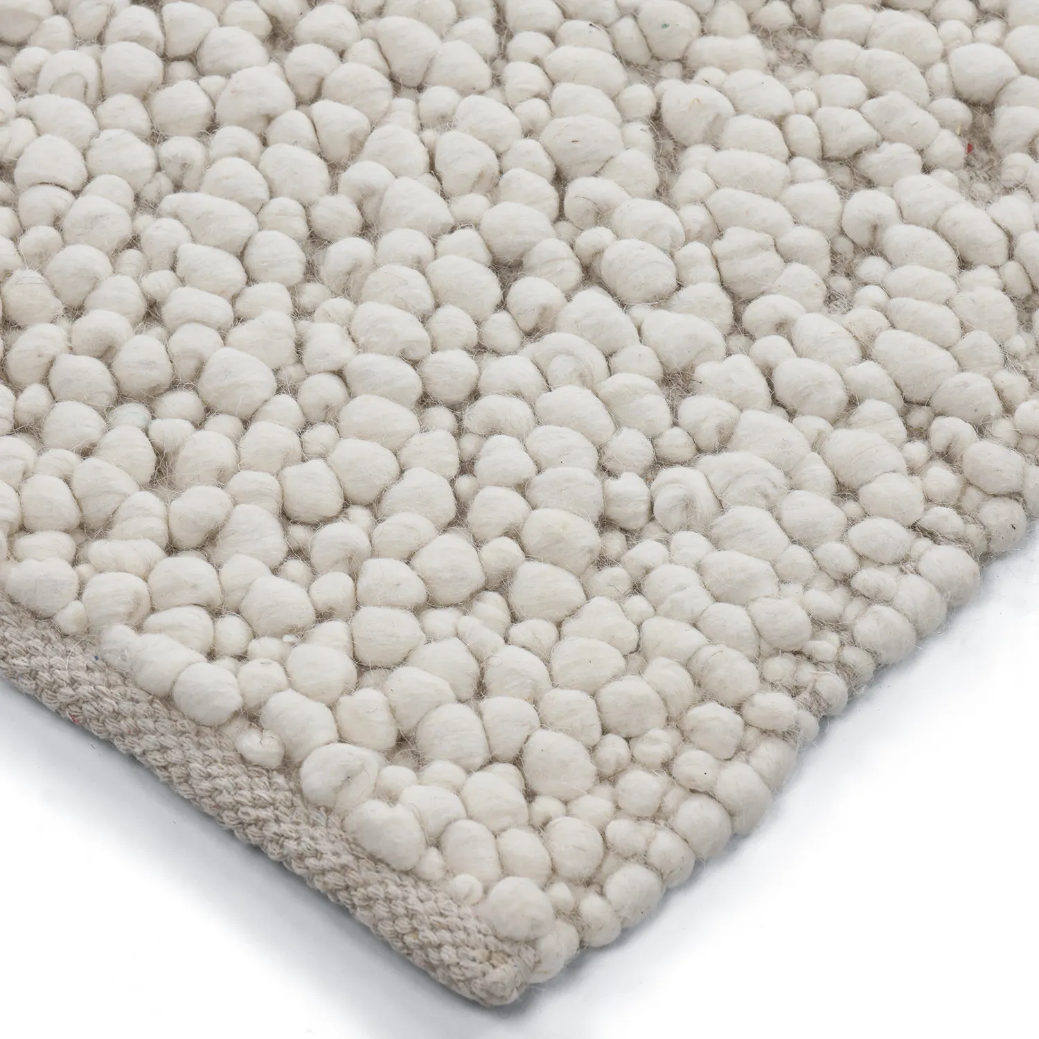 Wollteppich - Sala Irregular Wool Bubble (creme)