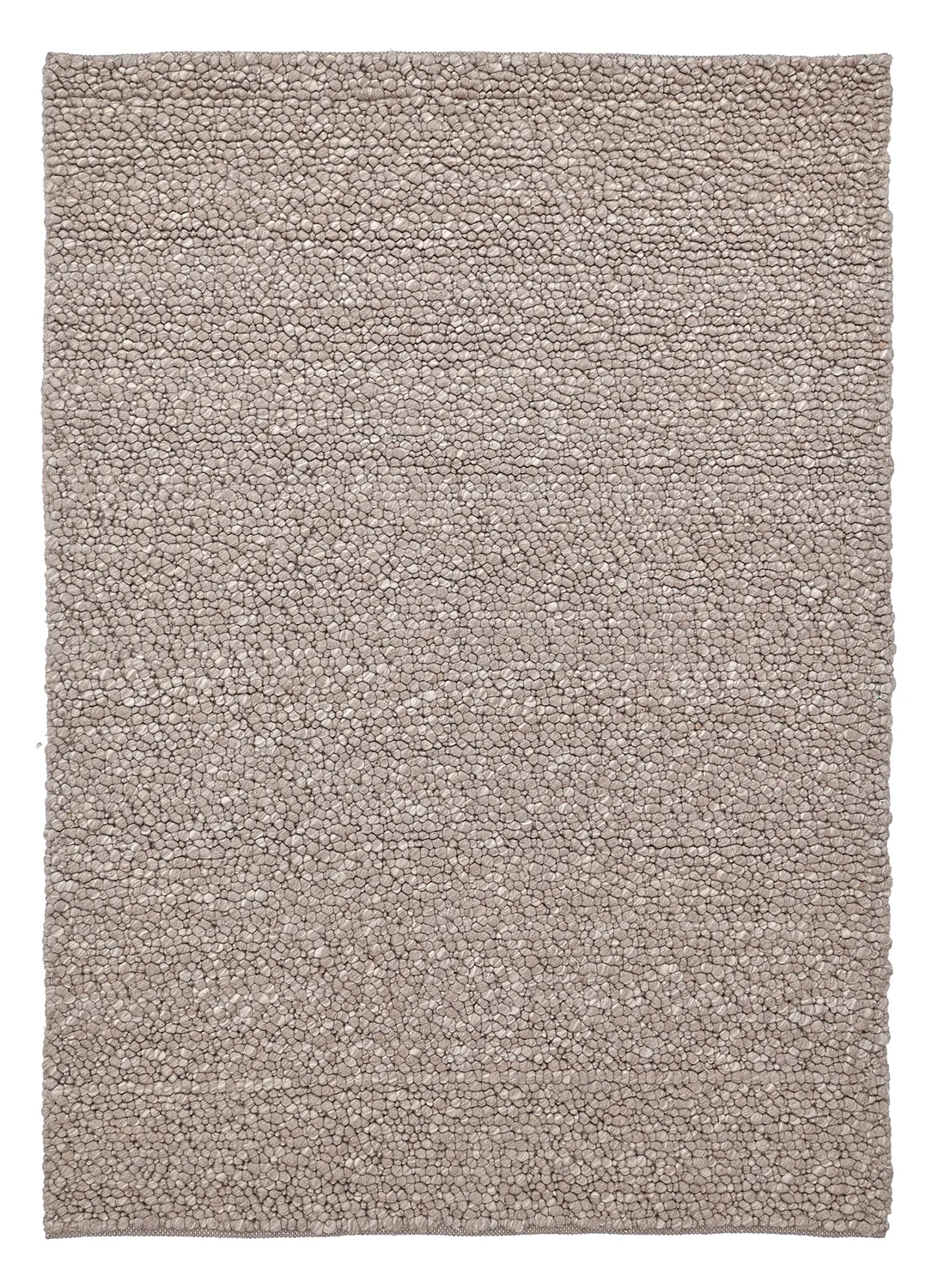 Wollteppich - Sala Irregular Wool Bubble (taupe/weiß-melange)