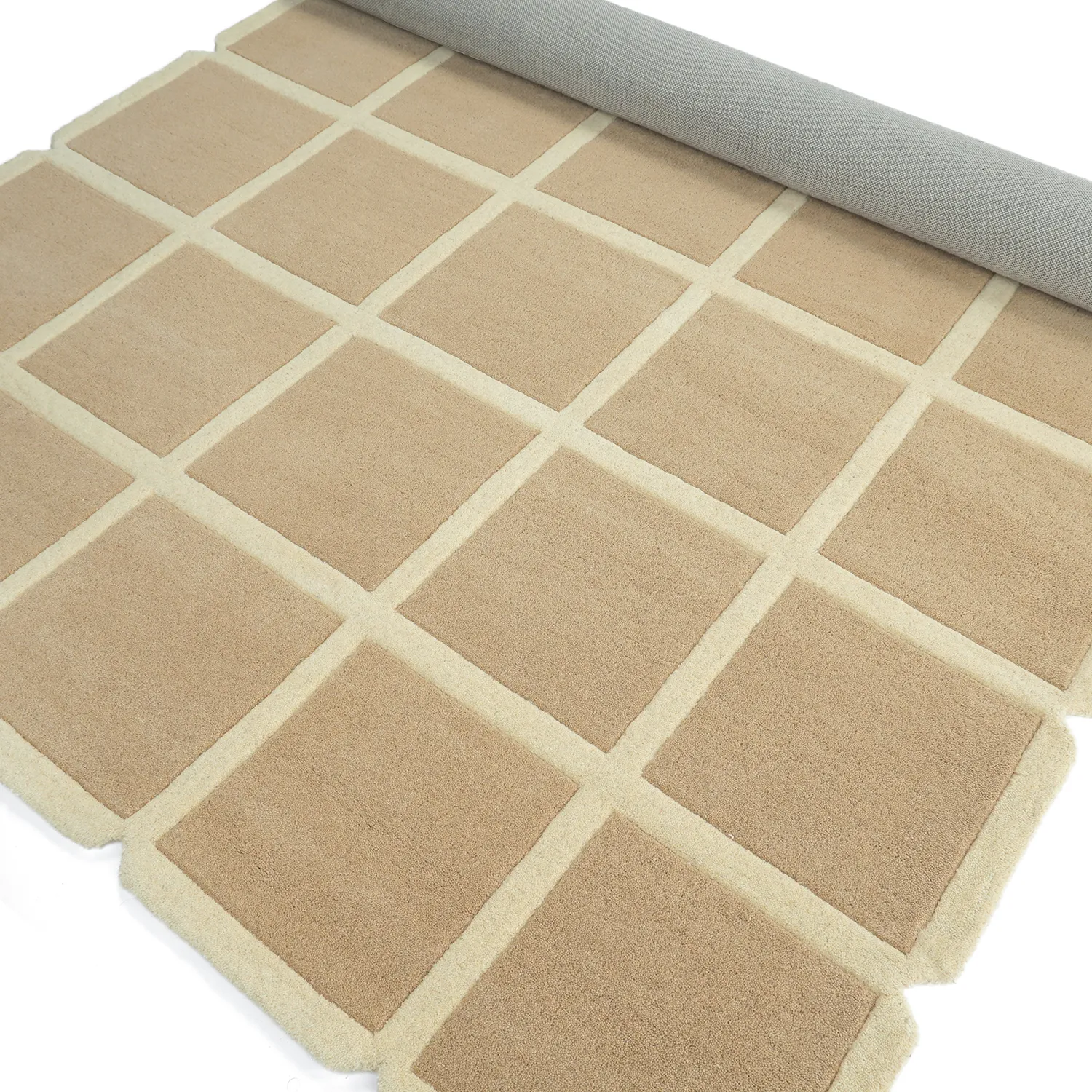 Wollteppich - Syl Hand Tufted Wool Premium (beige/creme)