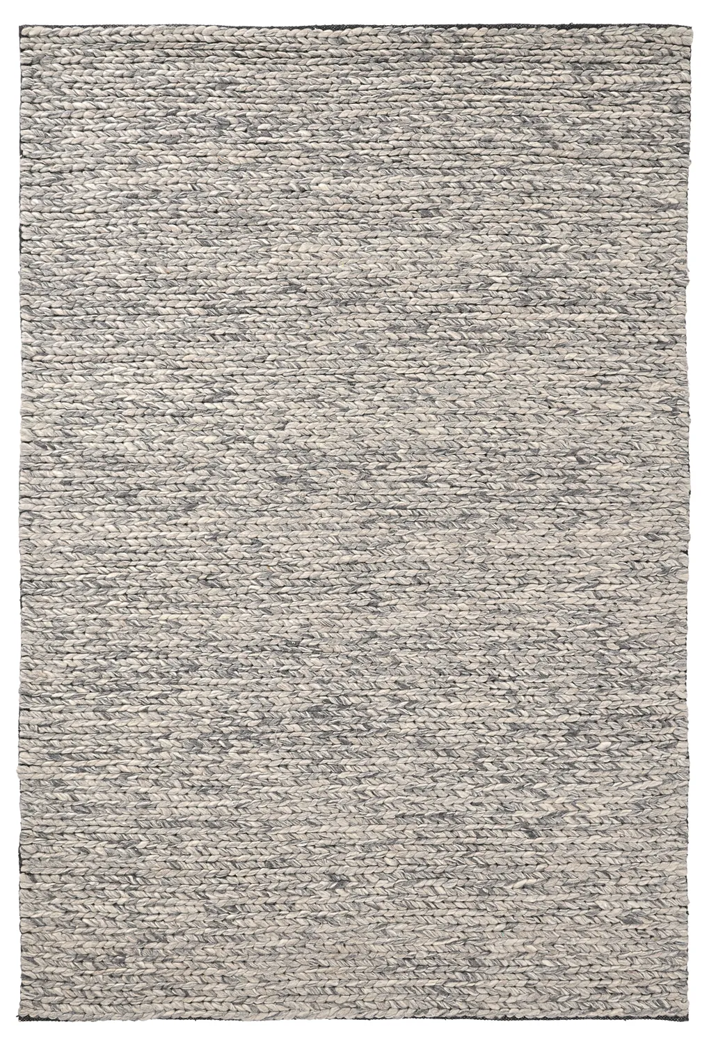 Wollteppich - Talvia Braided Wool (dunkelgrau)