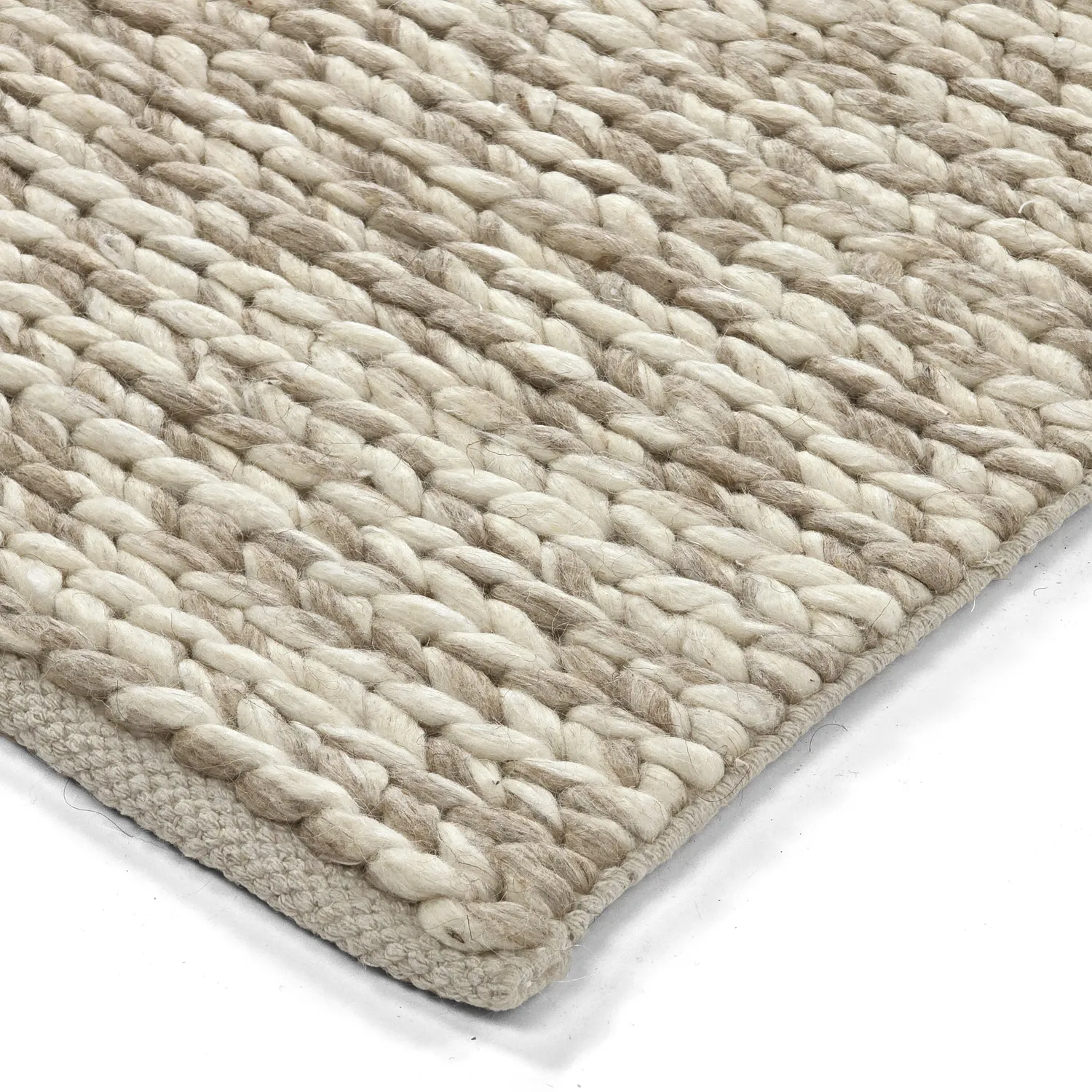 Wollteppich - Talvia Braided Wool (natur)