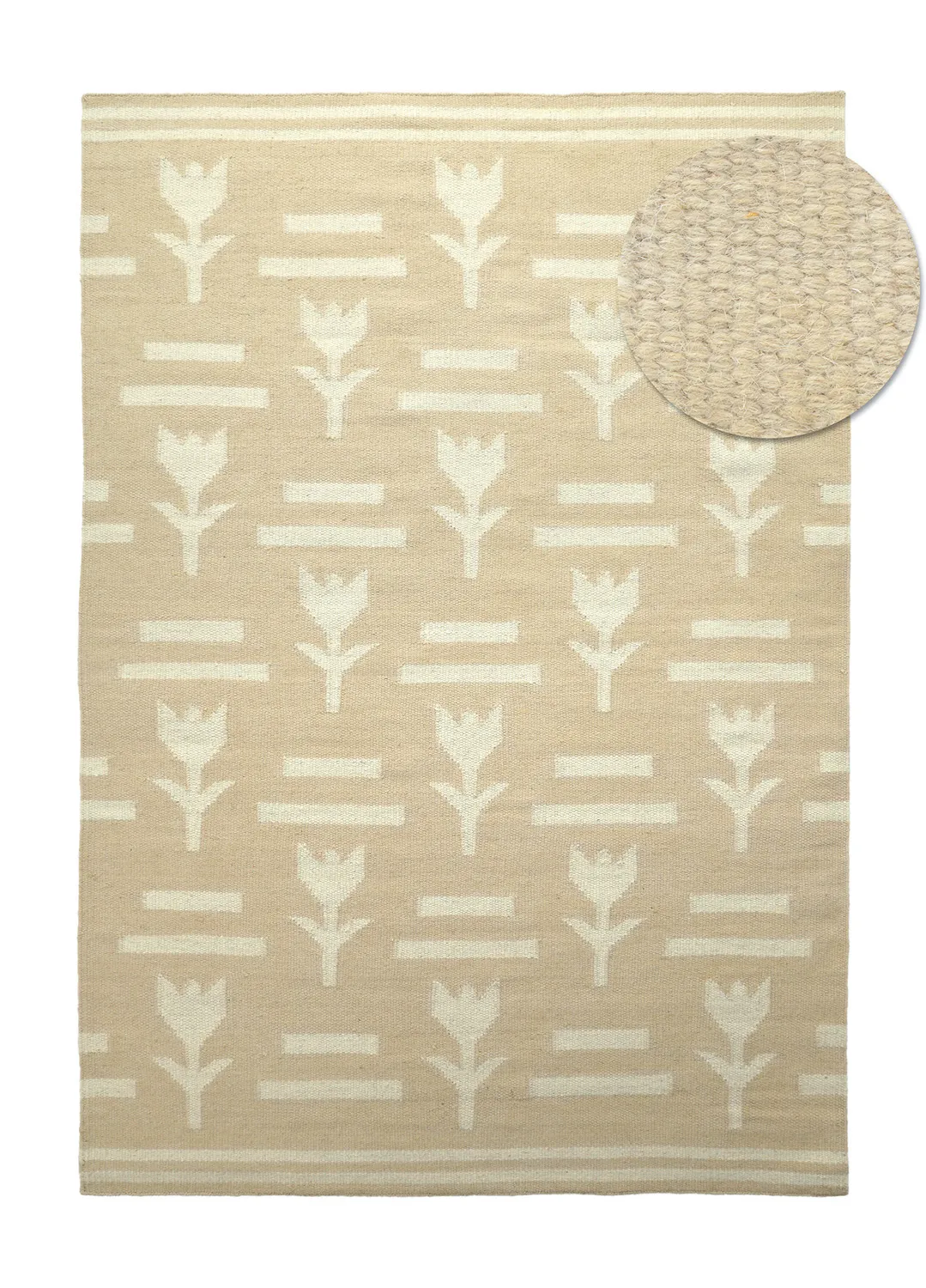 Wollteppich - Tomar (beige/creme)