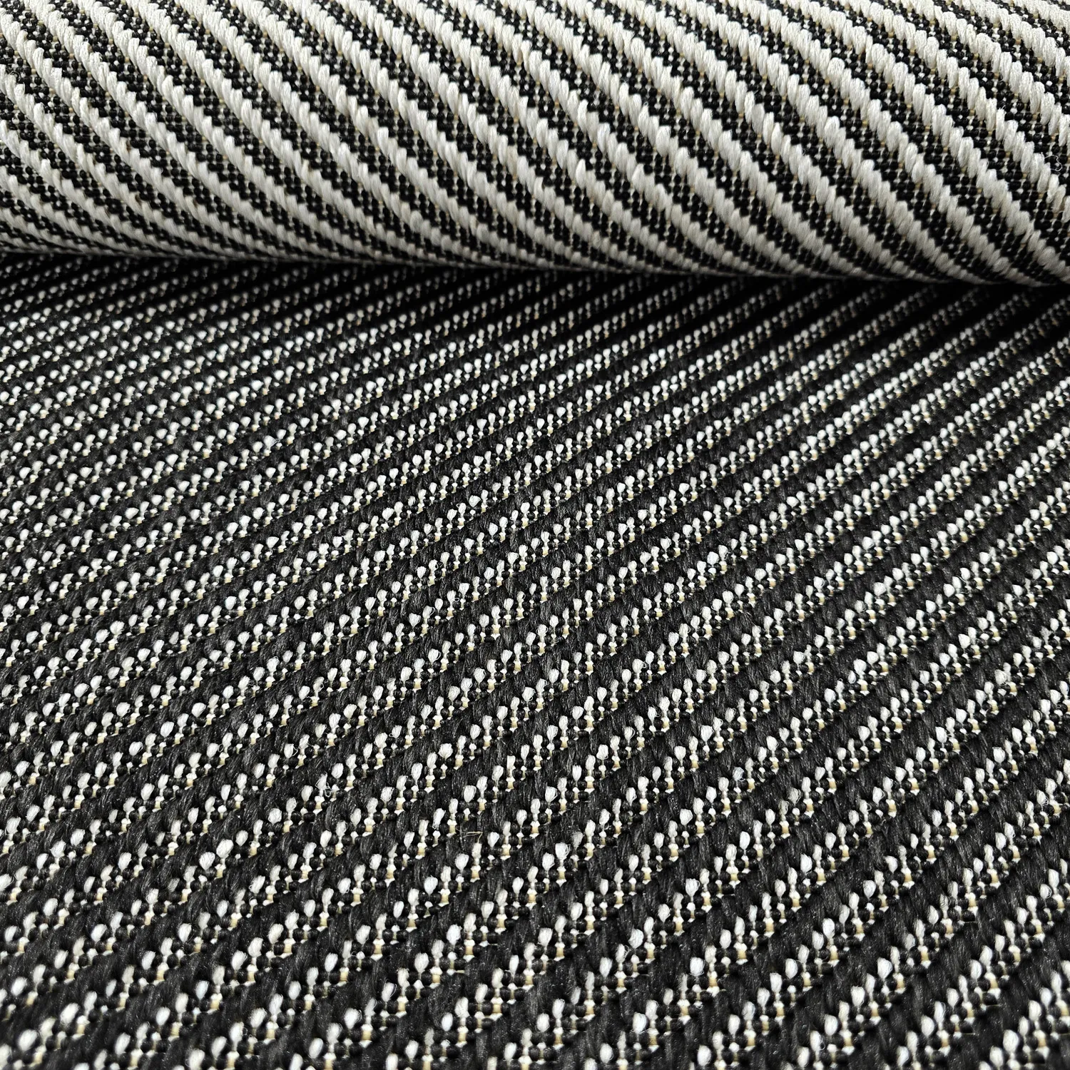 Rund Teppich - Indoor/Outdoor Bennett (schwarz)