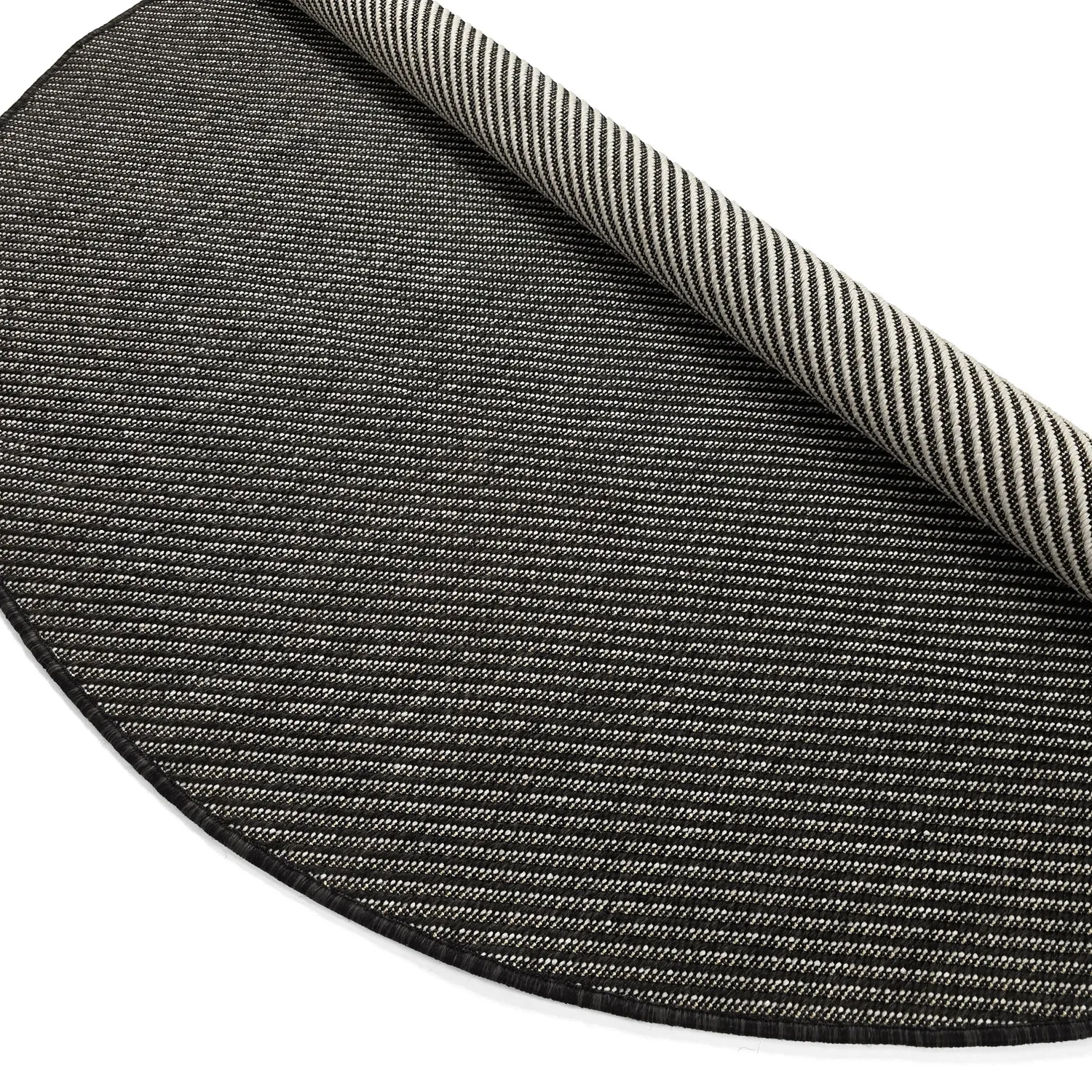 Rund Teppich - Indoor/Outdoor Bennett (schwarz)