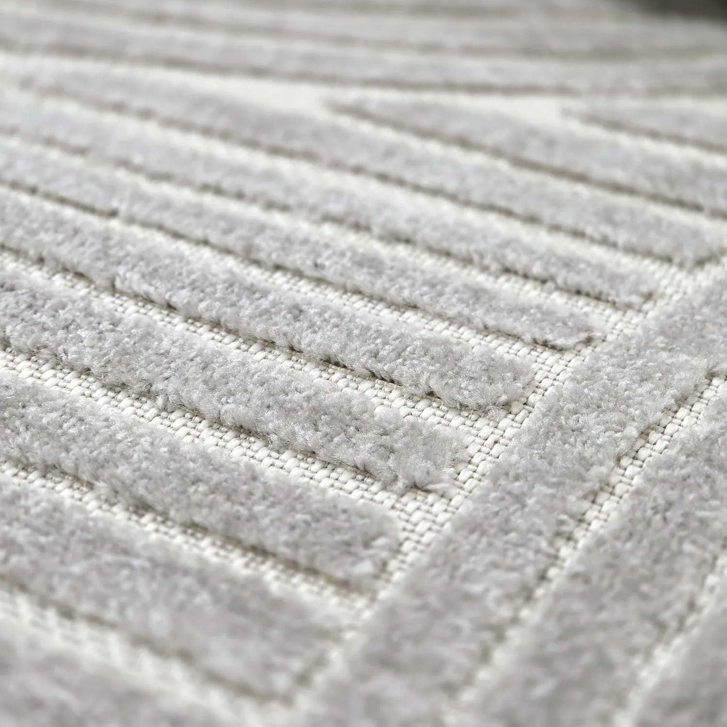 Rund Teppich - Indoor/Outdoor Devon (grau)