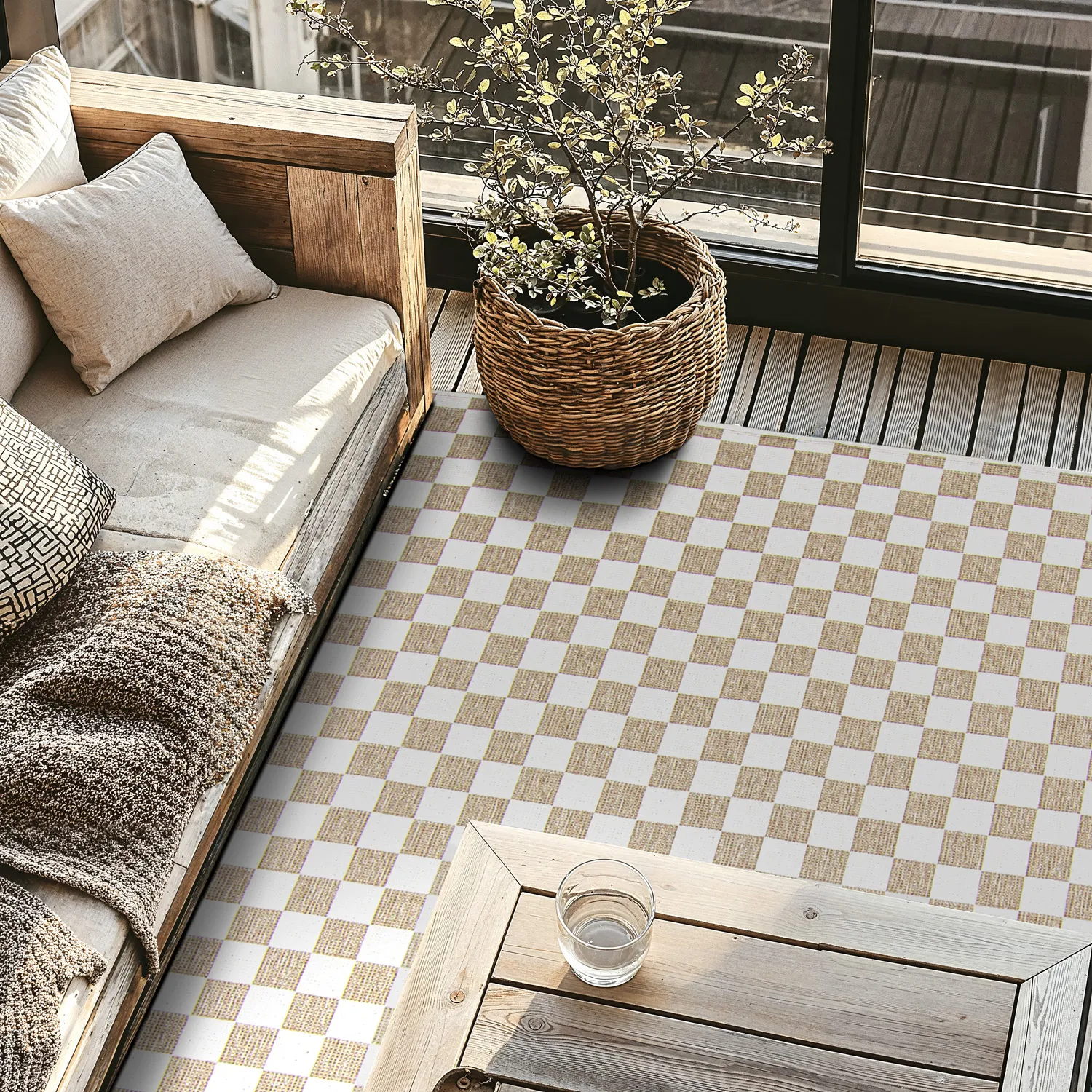 Teppich für innen und außen - Lucida (beige)