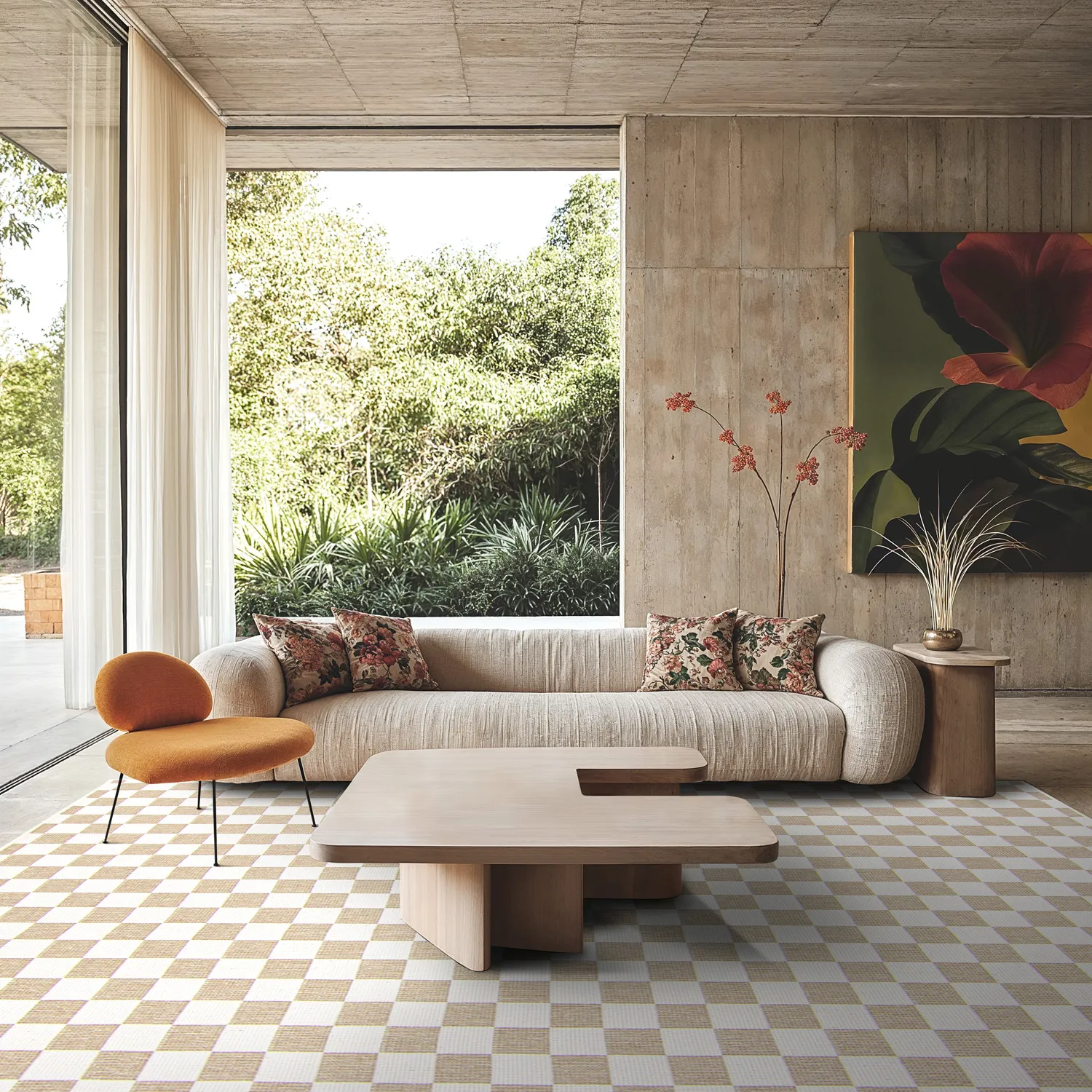 Teppich für innen und außen - Lucida (beige)