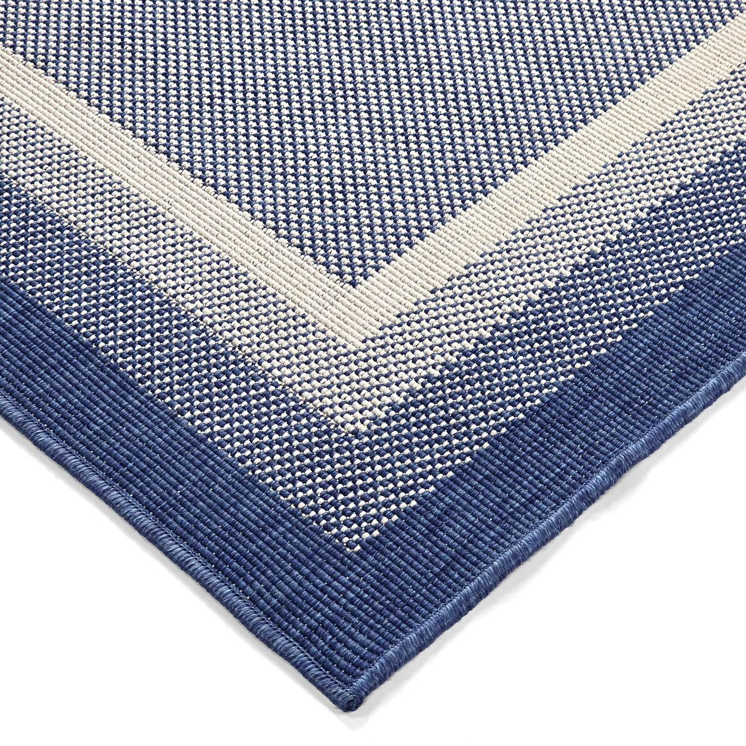 Teppich für innen und außen - Mason (blau)
