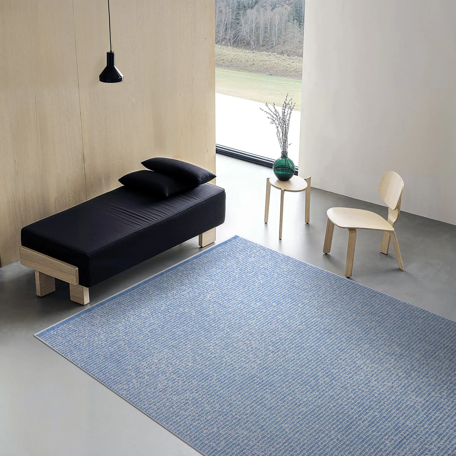 Teppich für innen und außen - Tromsø (blau)