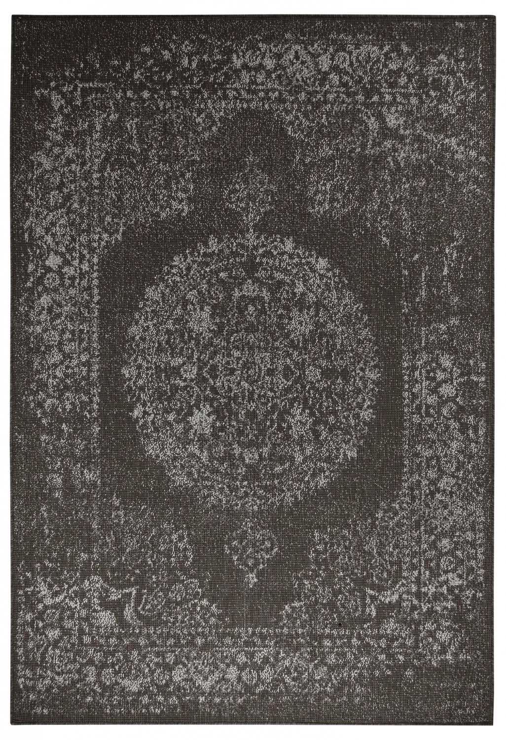 Teppich für innen und außen - Ellstin (schwarz)