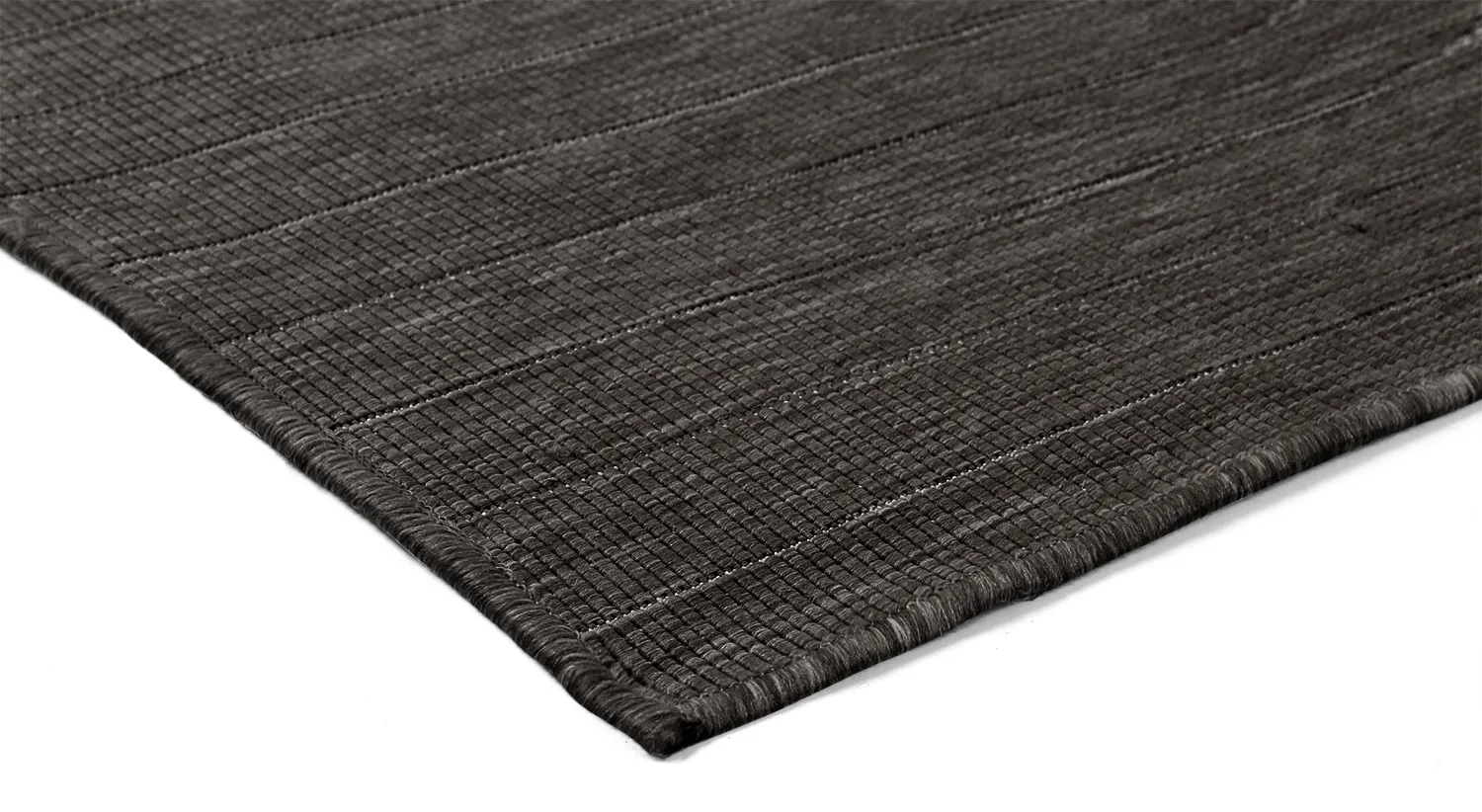 Teppich für innen und außen - Hayden (schwarz)