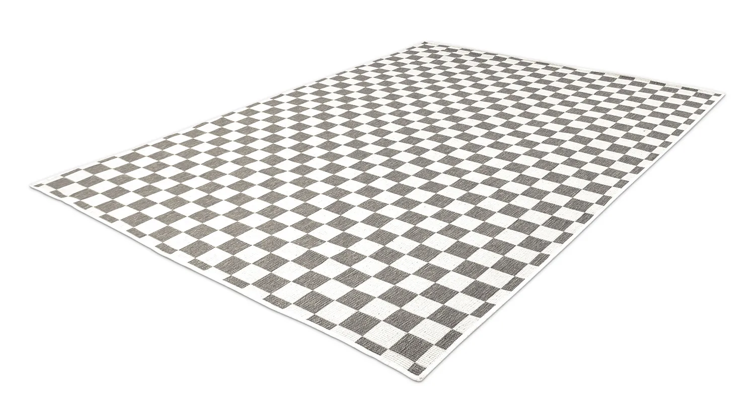Teppich für innen und außen - Lucida (schwarz)