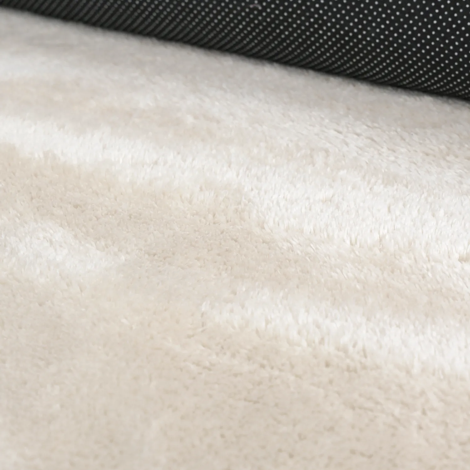 Runder Wellen-Teppich - Aranga Super Soft Fur (beige)