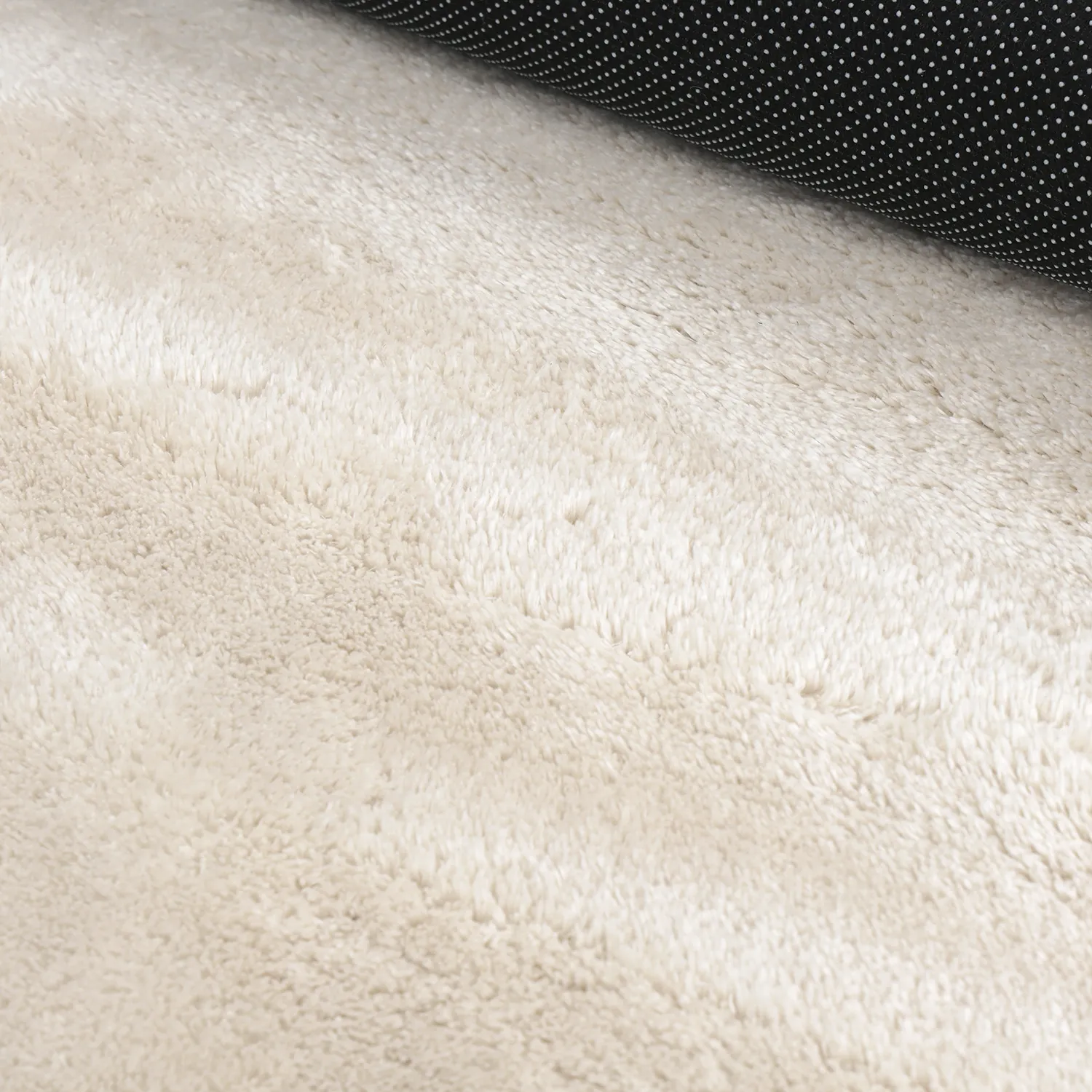 Runder Wellen-Teppich - Aranga Super Soft Fur (beige)