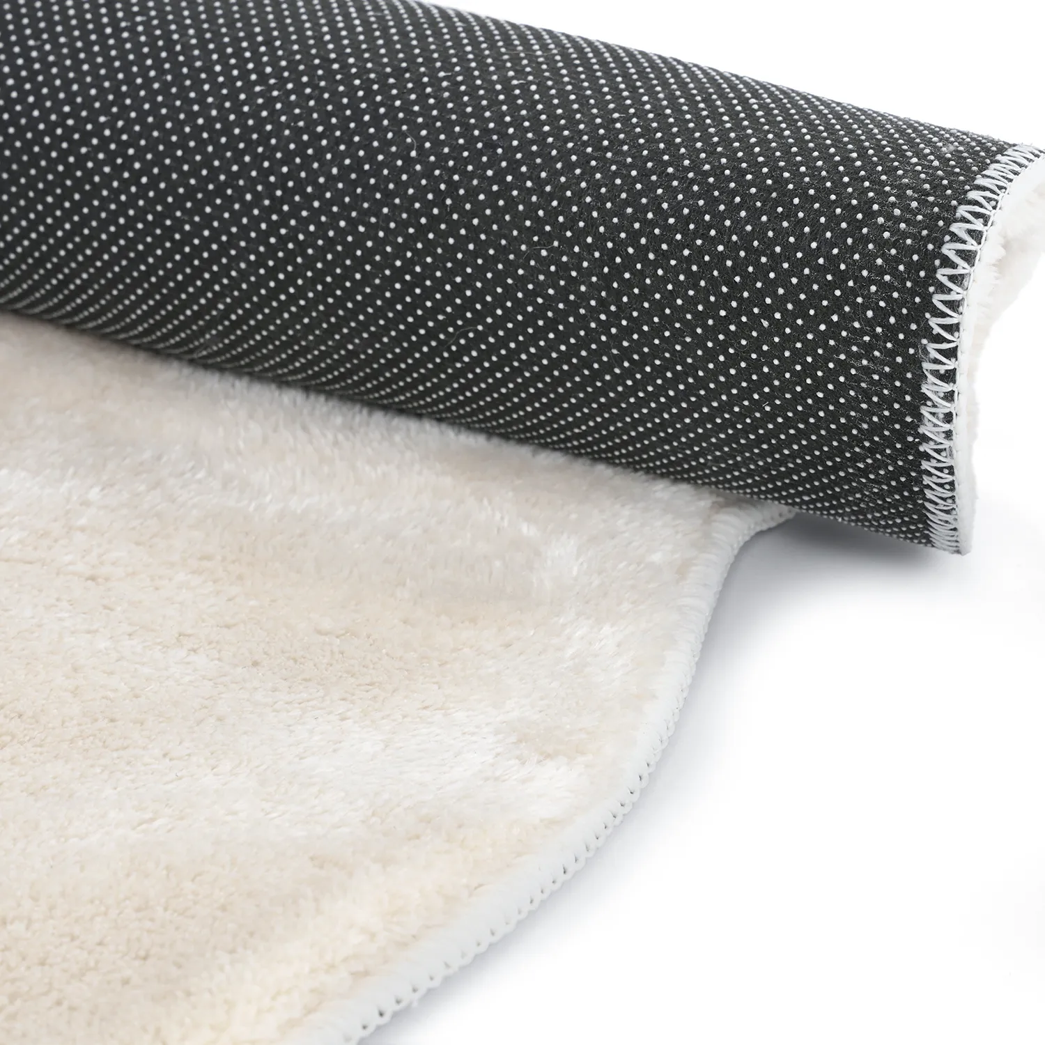 Runder Wellen-Teppich - Aranga Super Soft Fur (beige)