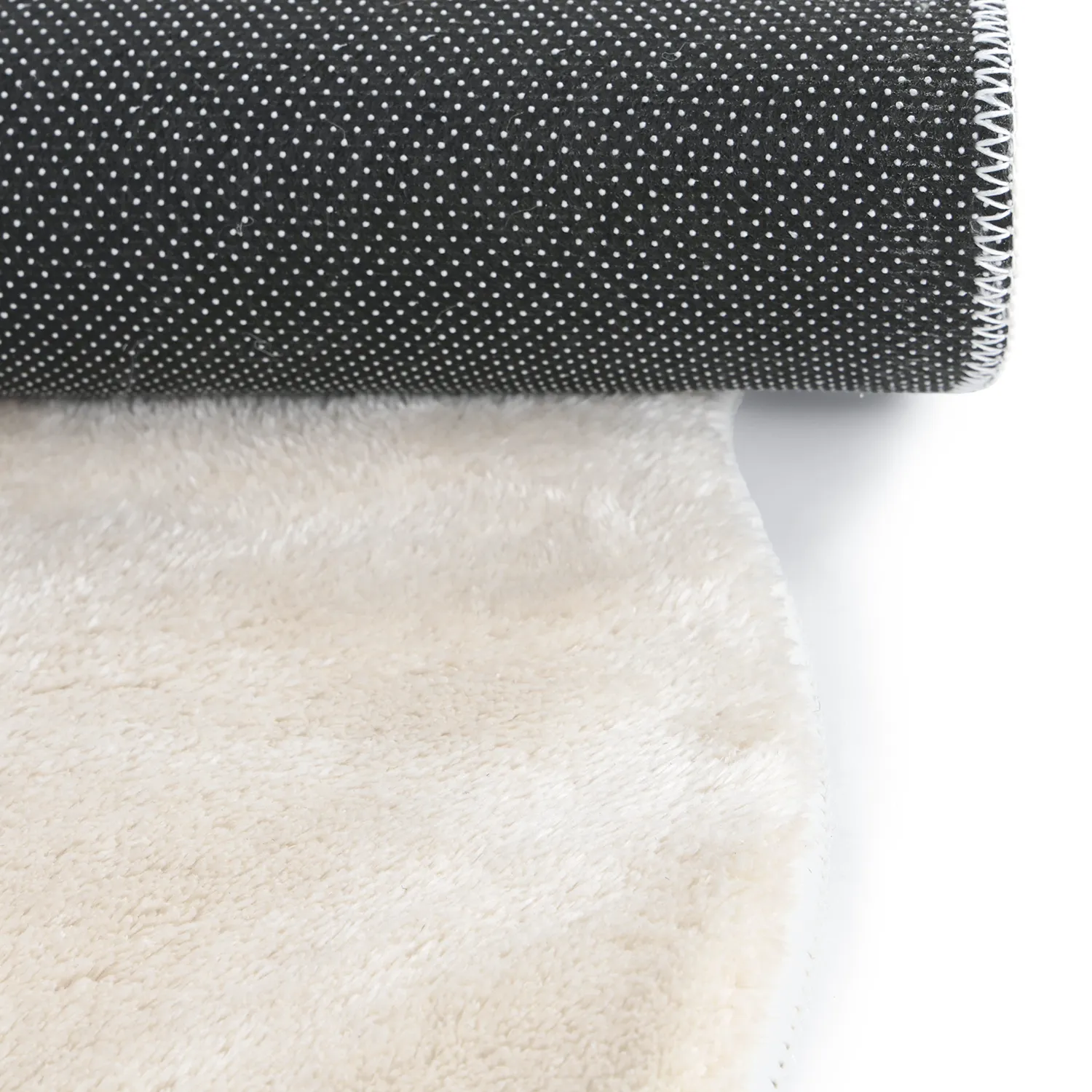 Runder Wellen-Teppich - Aranga Super Soft Fur (beige)