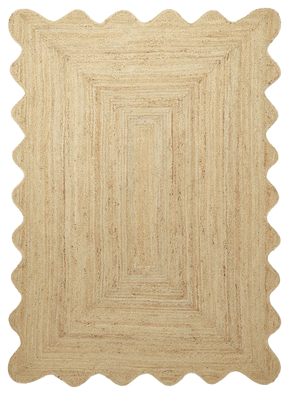 Juteteppich mit Wellenform - San Francisco (jute)