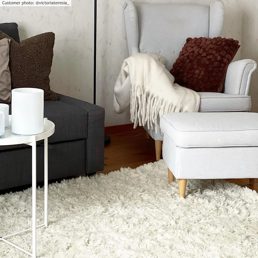Wollteppich - Aliste Wool Shaggy (snow white)