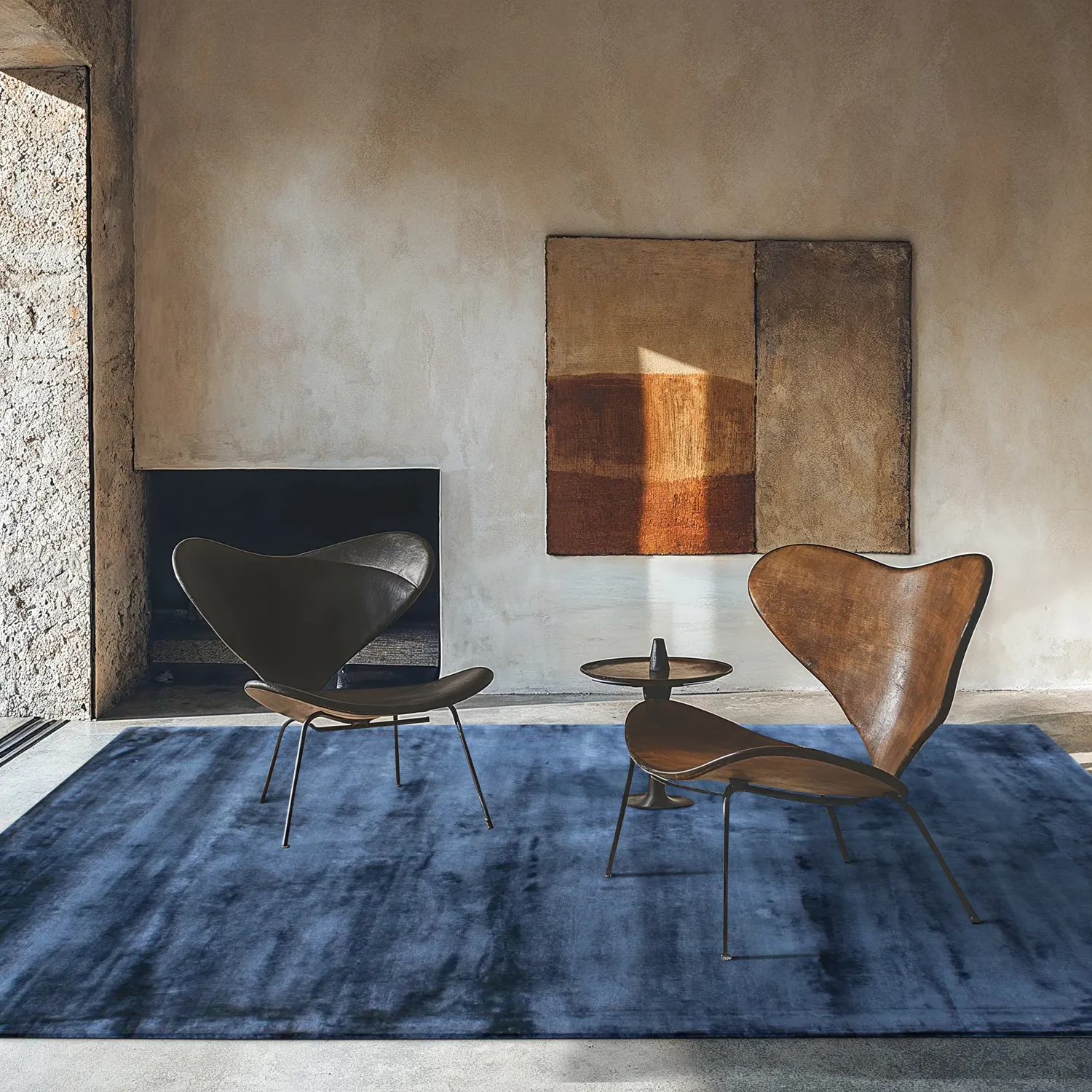 Viskose-teppich - Jodhpur Special Luxury Edition (blau)