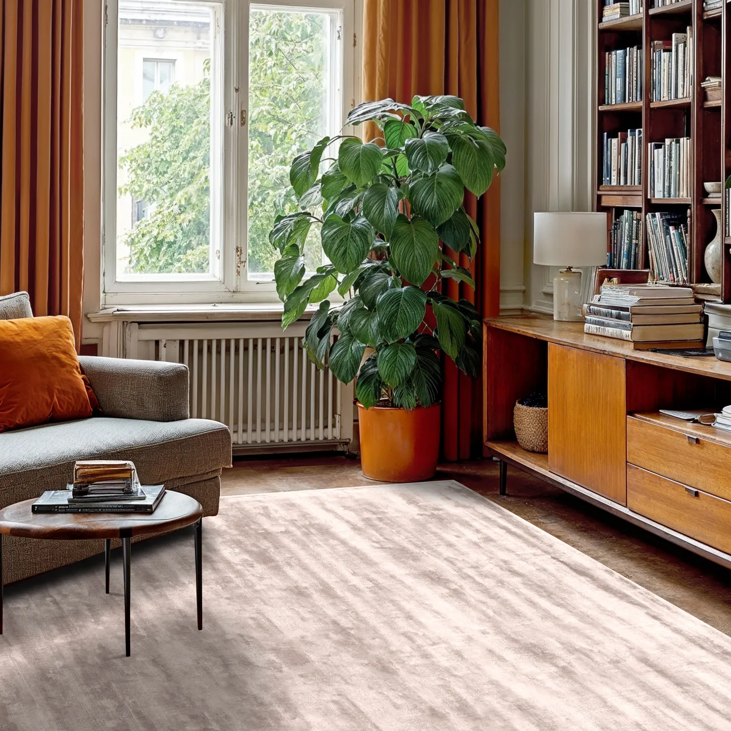 Viskose-teppich - Jodhpur Special Luxury Edition (hellgrau/beige)