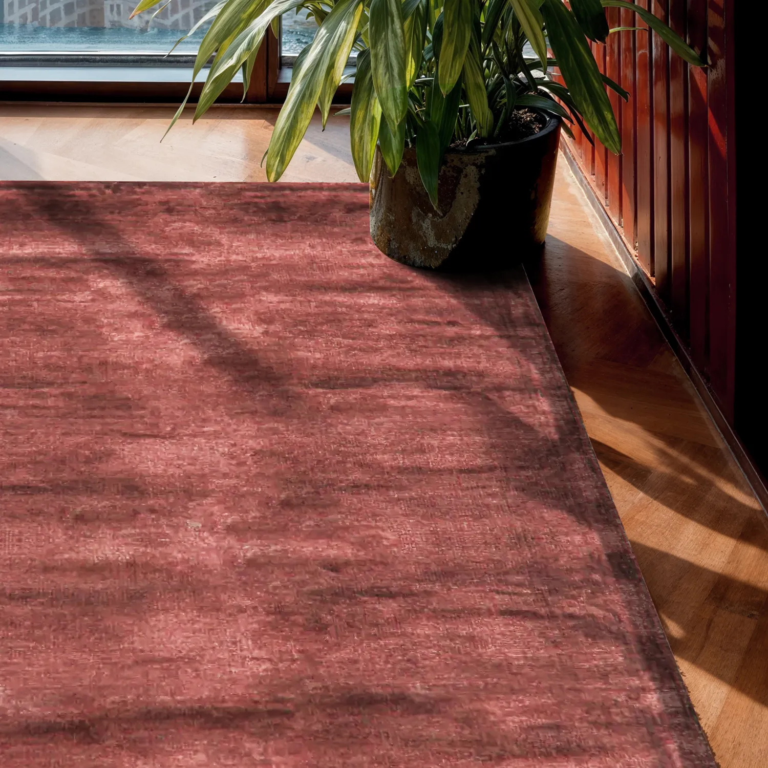 Viskose-teppich - Jodhpur Special Luxury Edition (burgund)
