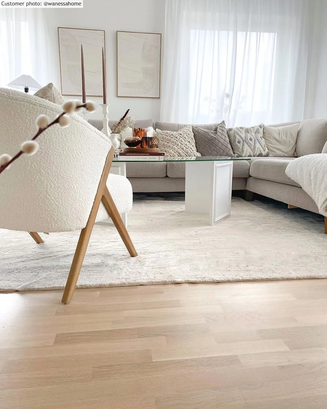 Hochflorteppiche - Aranga Super Soft Fur (beige)