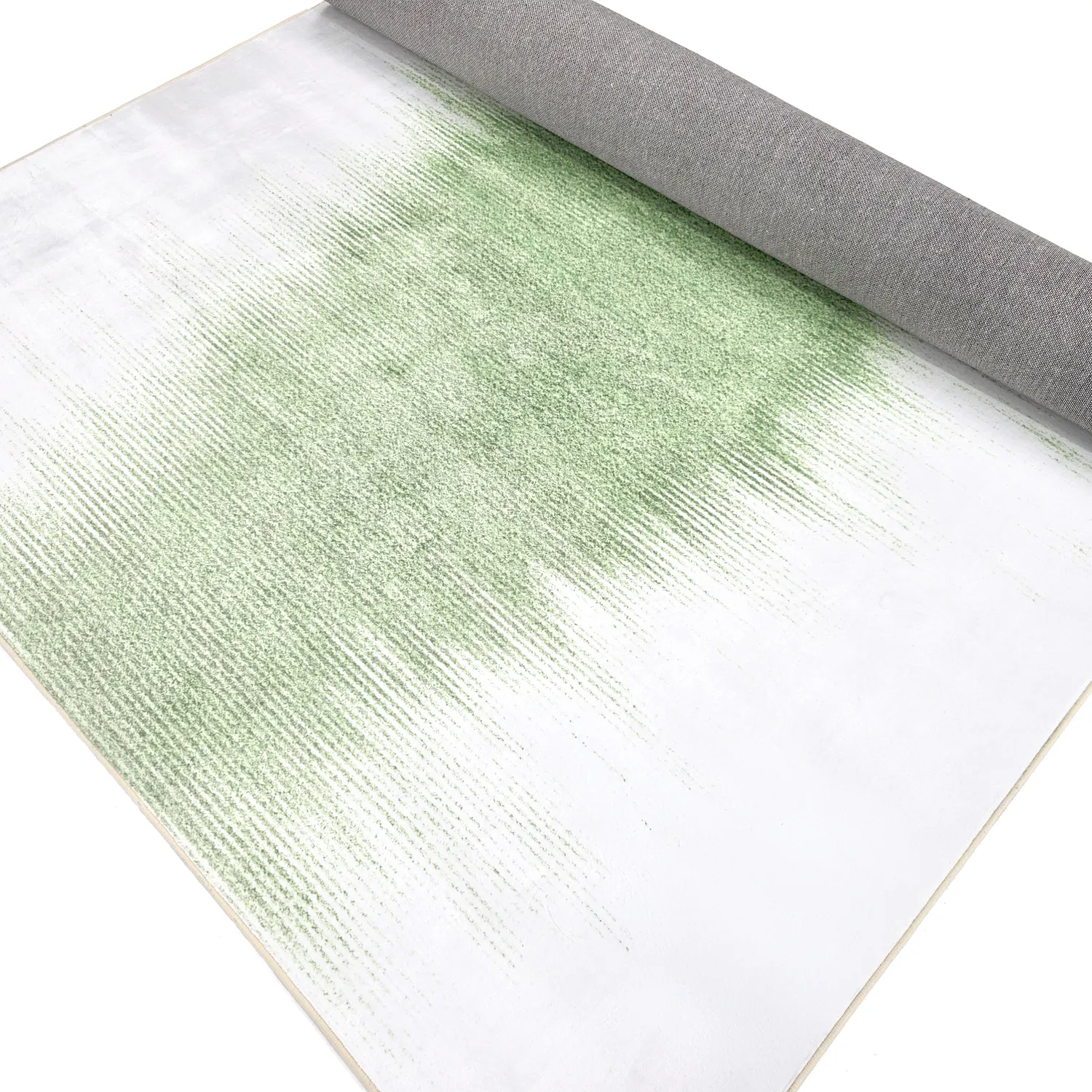 Wilton-Teppich - Cara (hellgrün/beige)