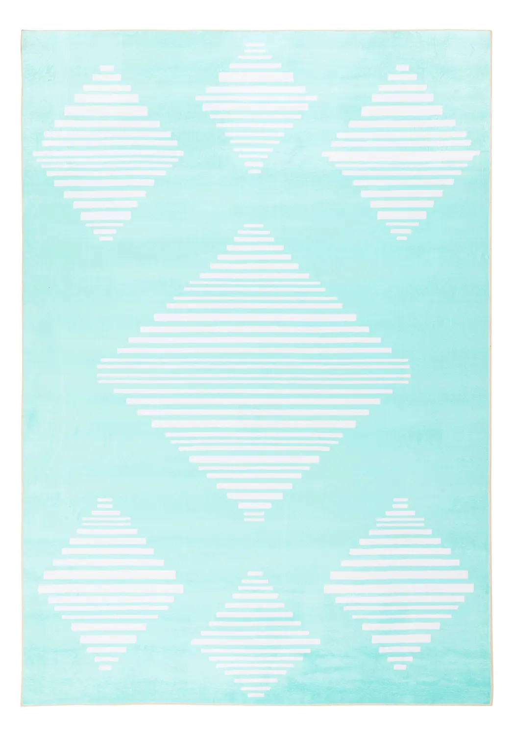 Wilton-Teppich - Carmen (hellblau/weiß)