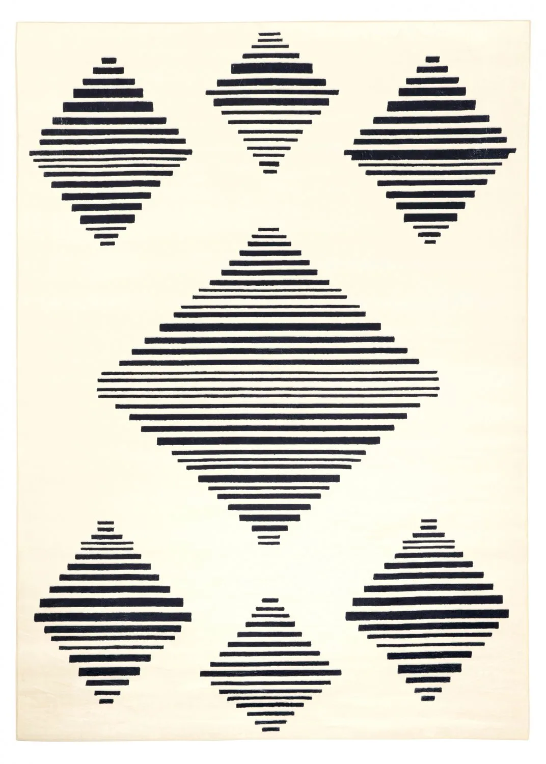 Wilton-Teppich - Carmen (creme/schwarz)