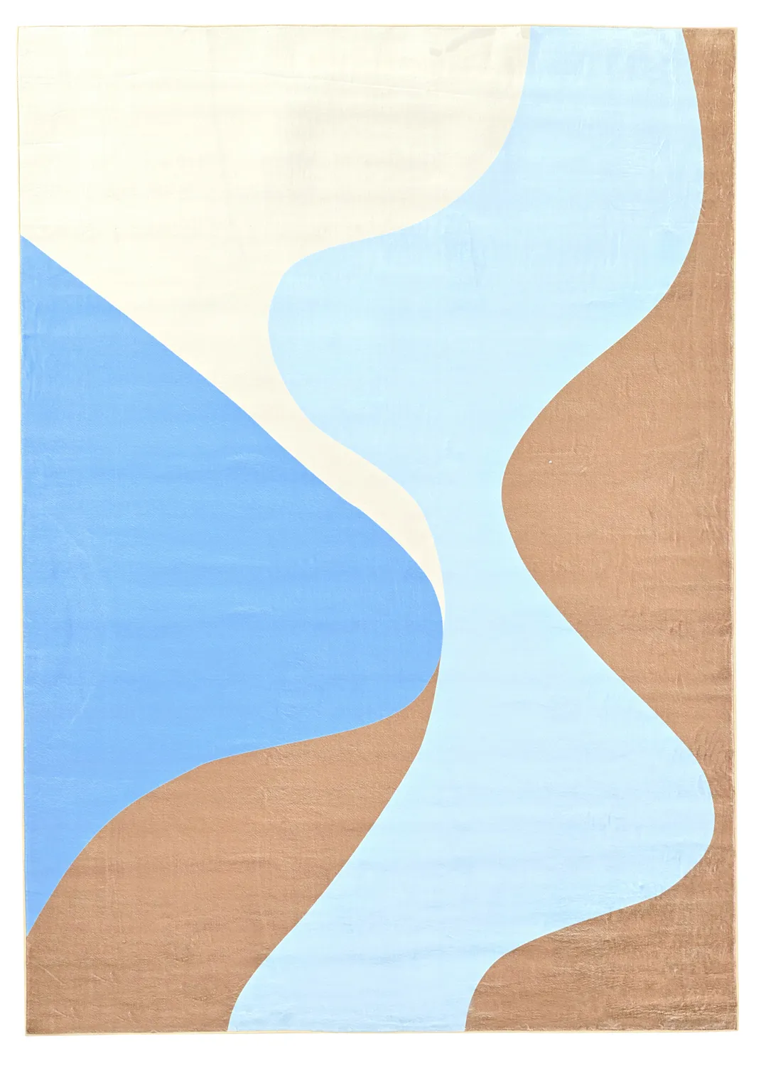 Wilton-Teppich - Leiden (blau/braun)