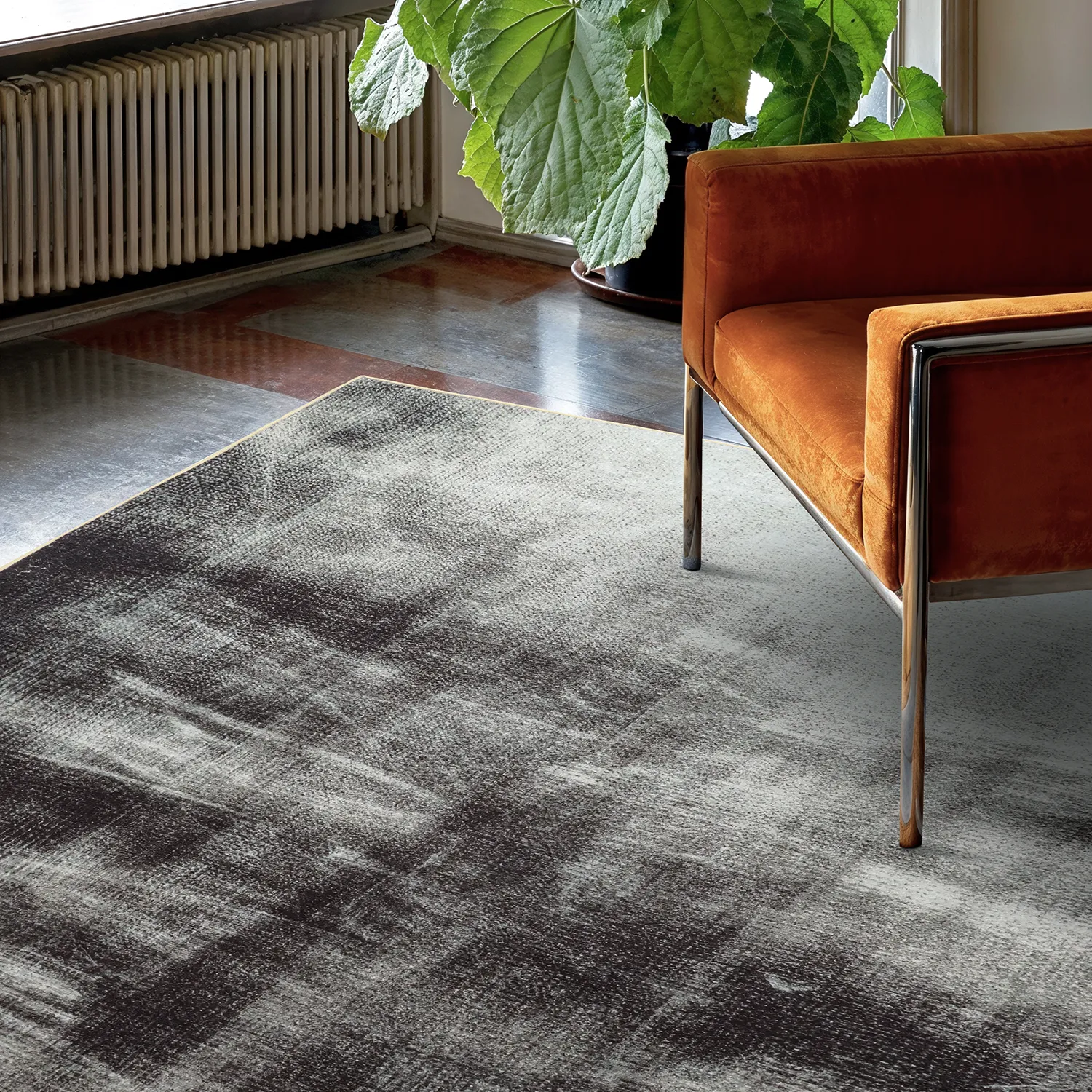 Wilton-Teppich - Olmedo (grau/beige)