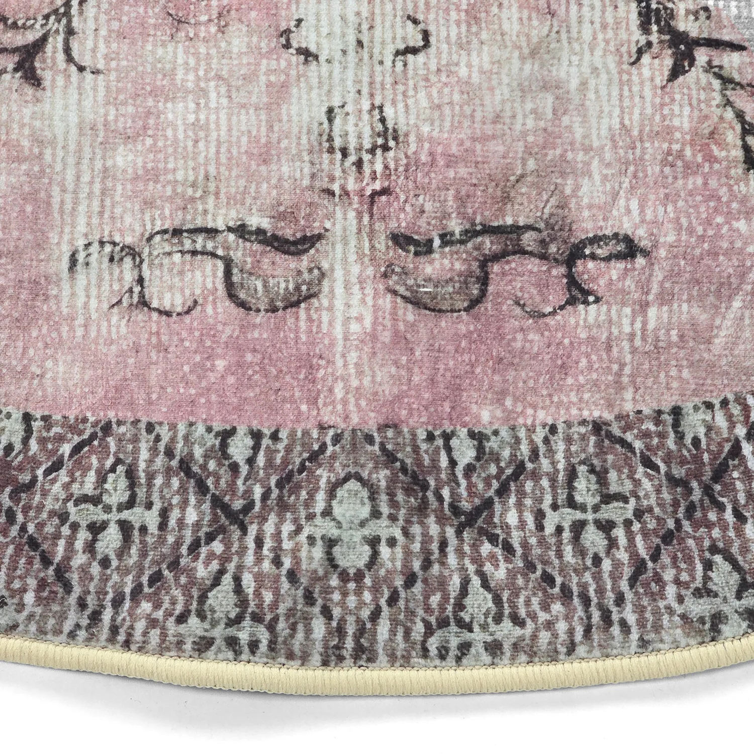 Rund Teppich - Rosalie (rosa)