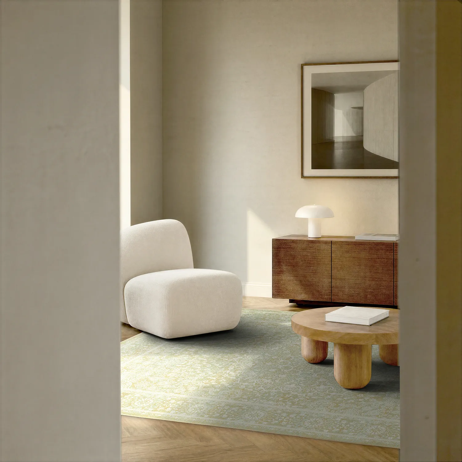 Wilton-Teppich - Vivian (beige)