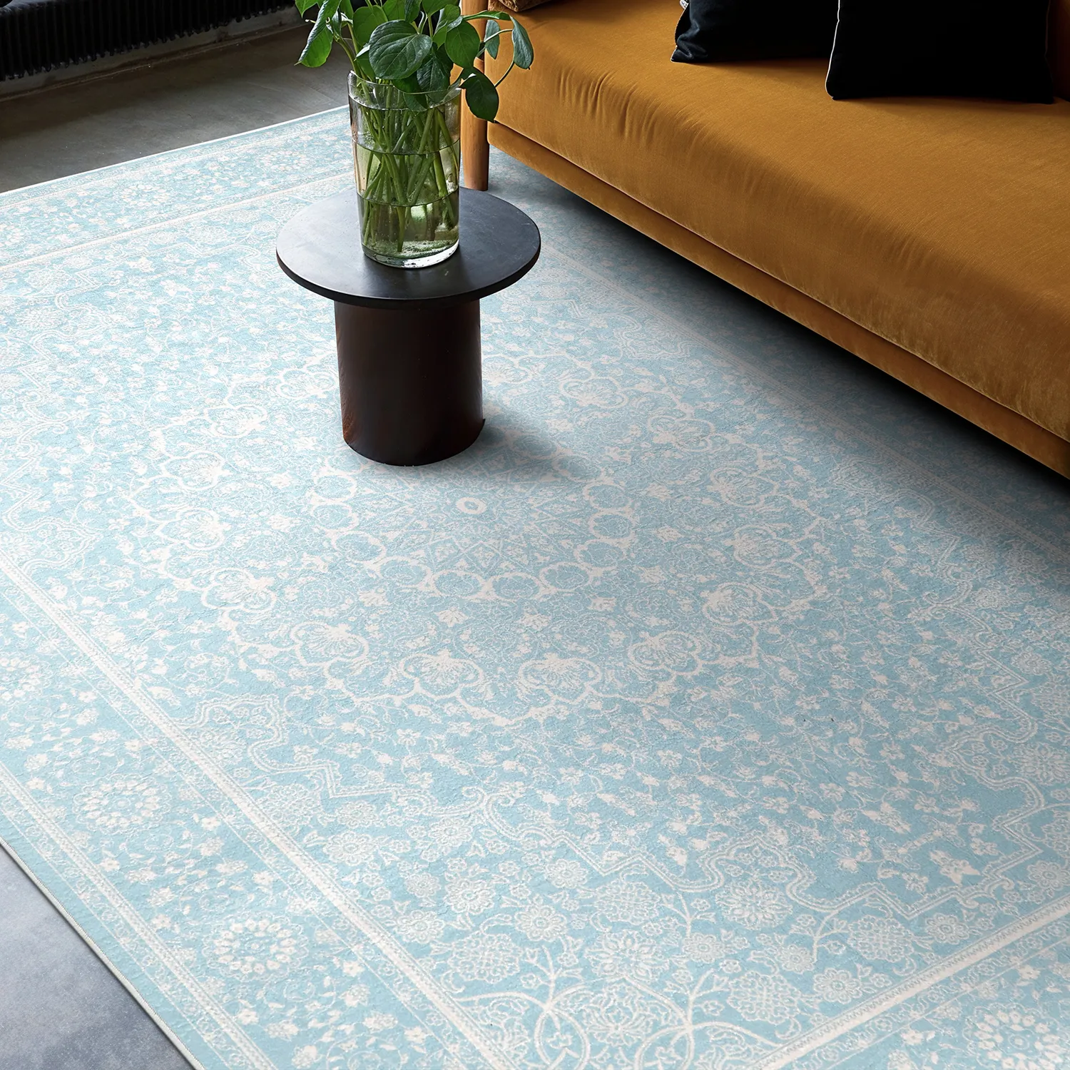 Wilton-Teppich - Vivian (blau)