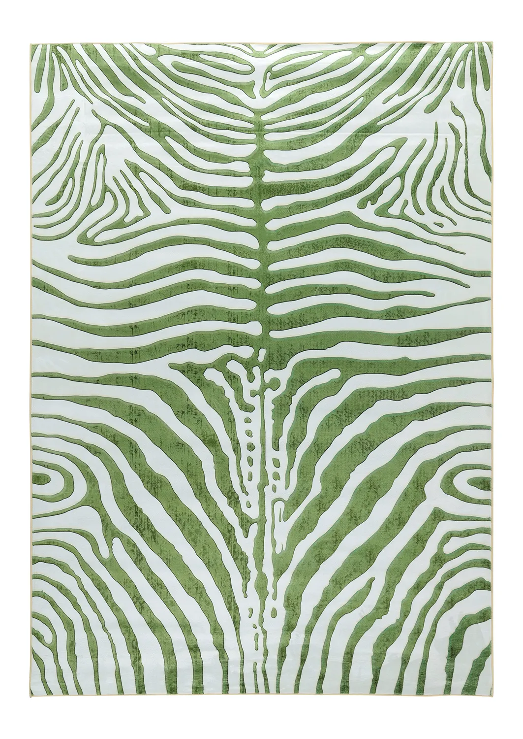 Wilton-Teppich - Zebra (grün)