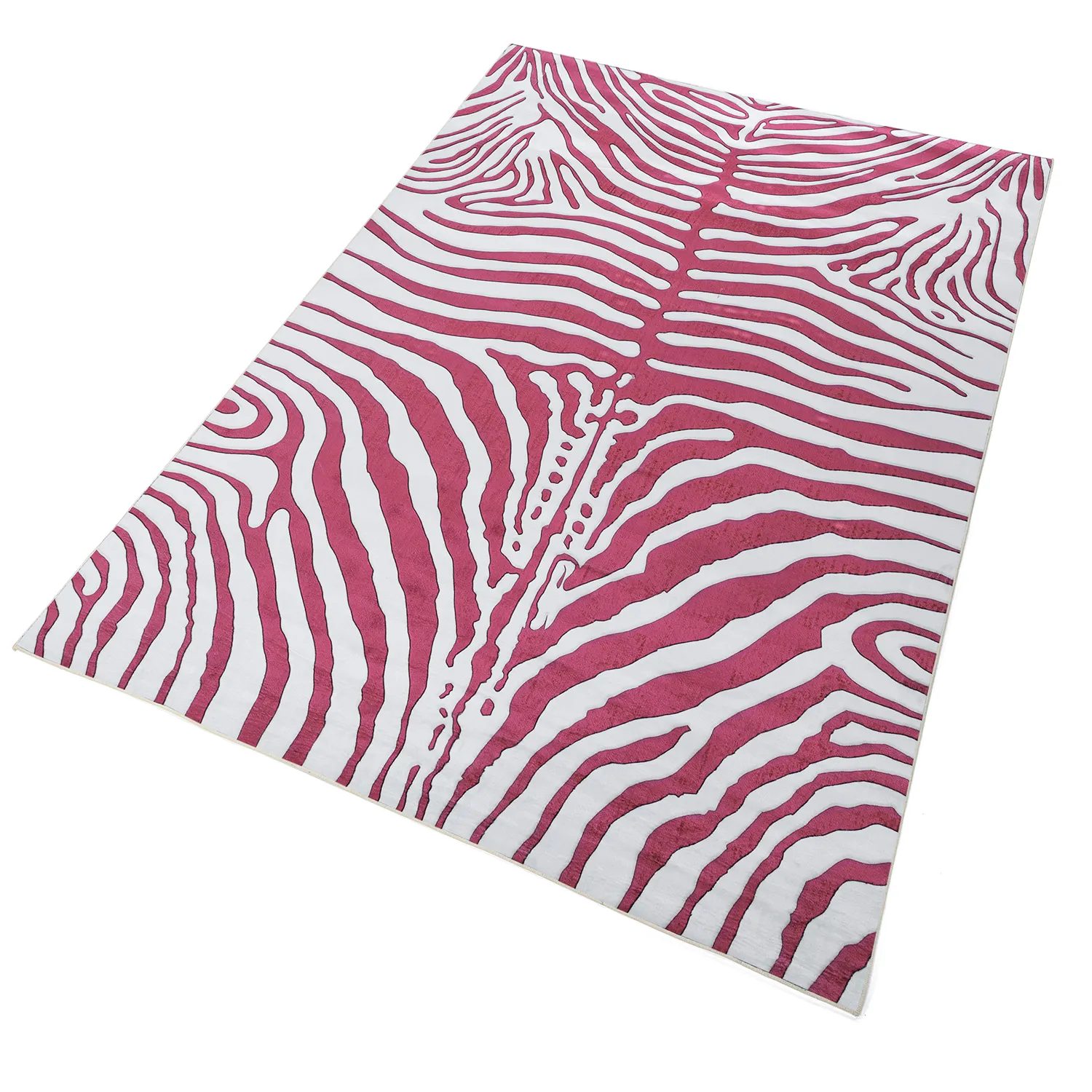 Wilton-Teppich - Zebra (rosa)