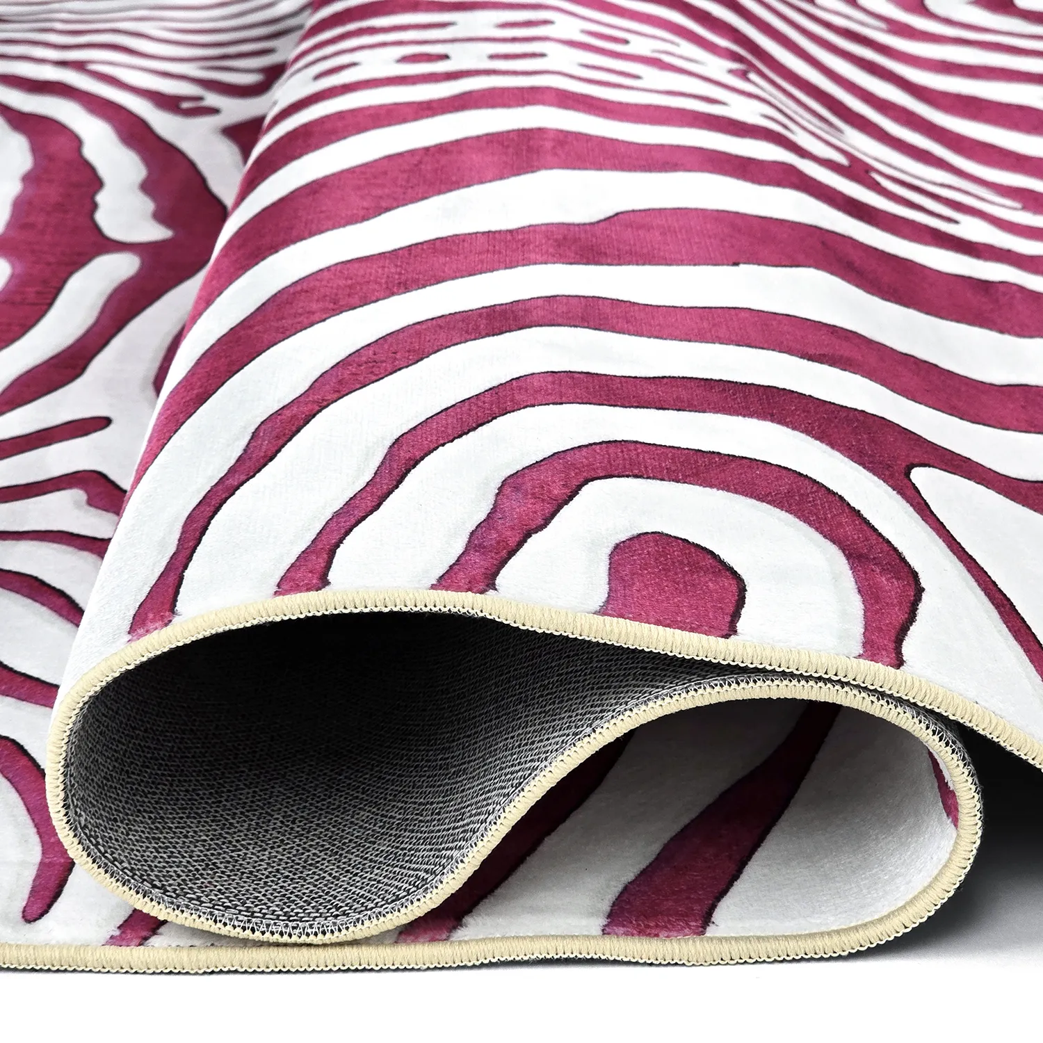 Wilton-Teppich - Zebra (rosa)