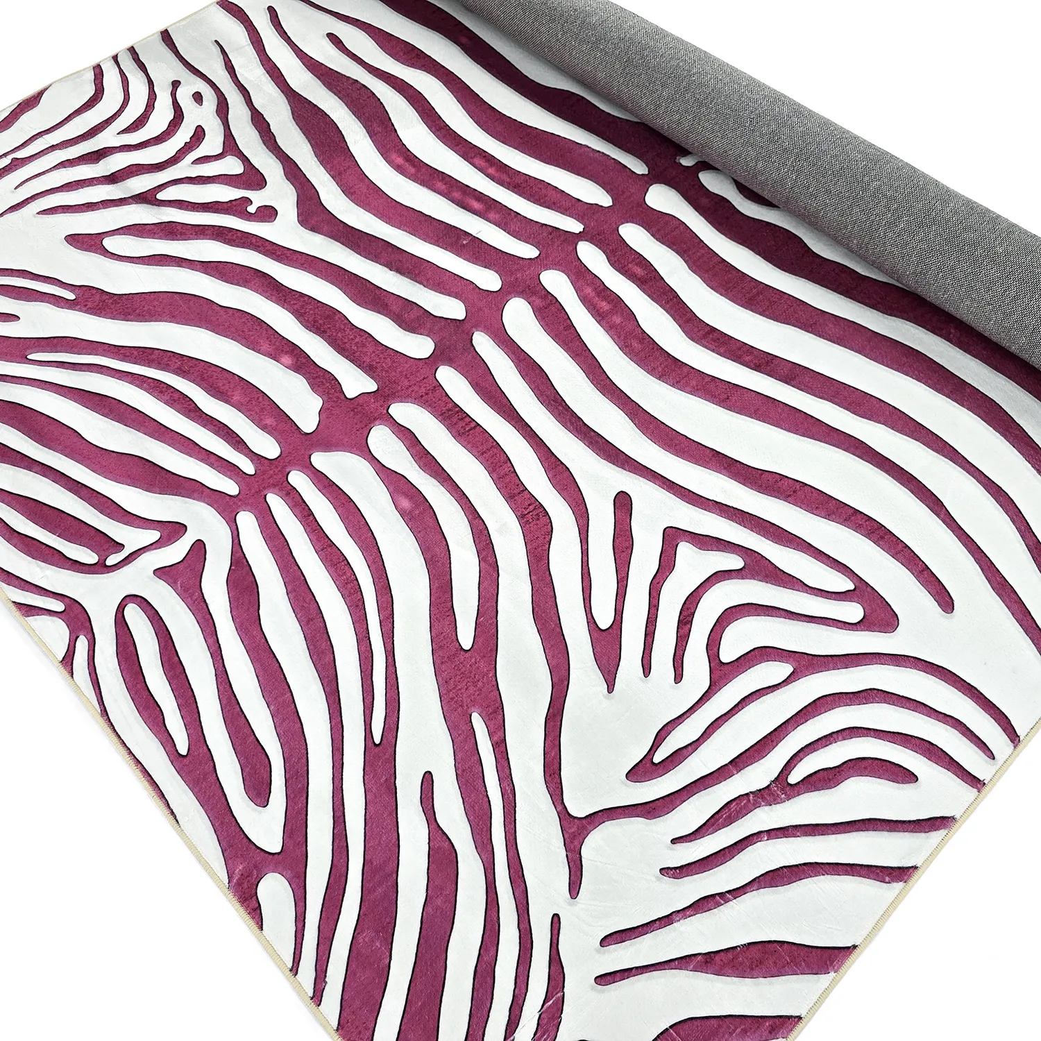 Wilton-Teppich - Zebra (rosa)