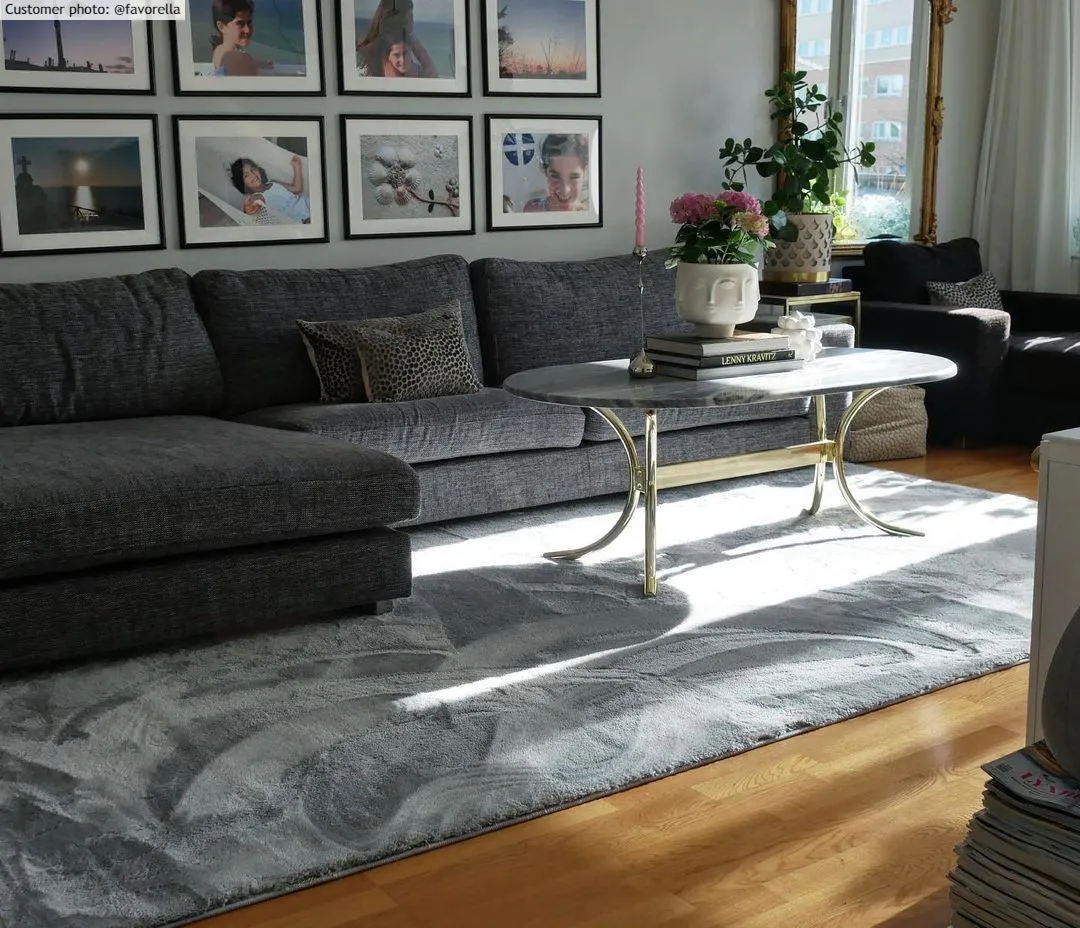 Hochflorteppiche - Aranga Super Soft Fur (grau)